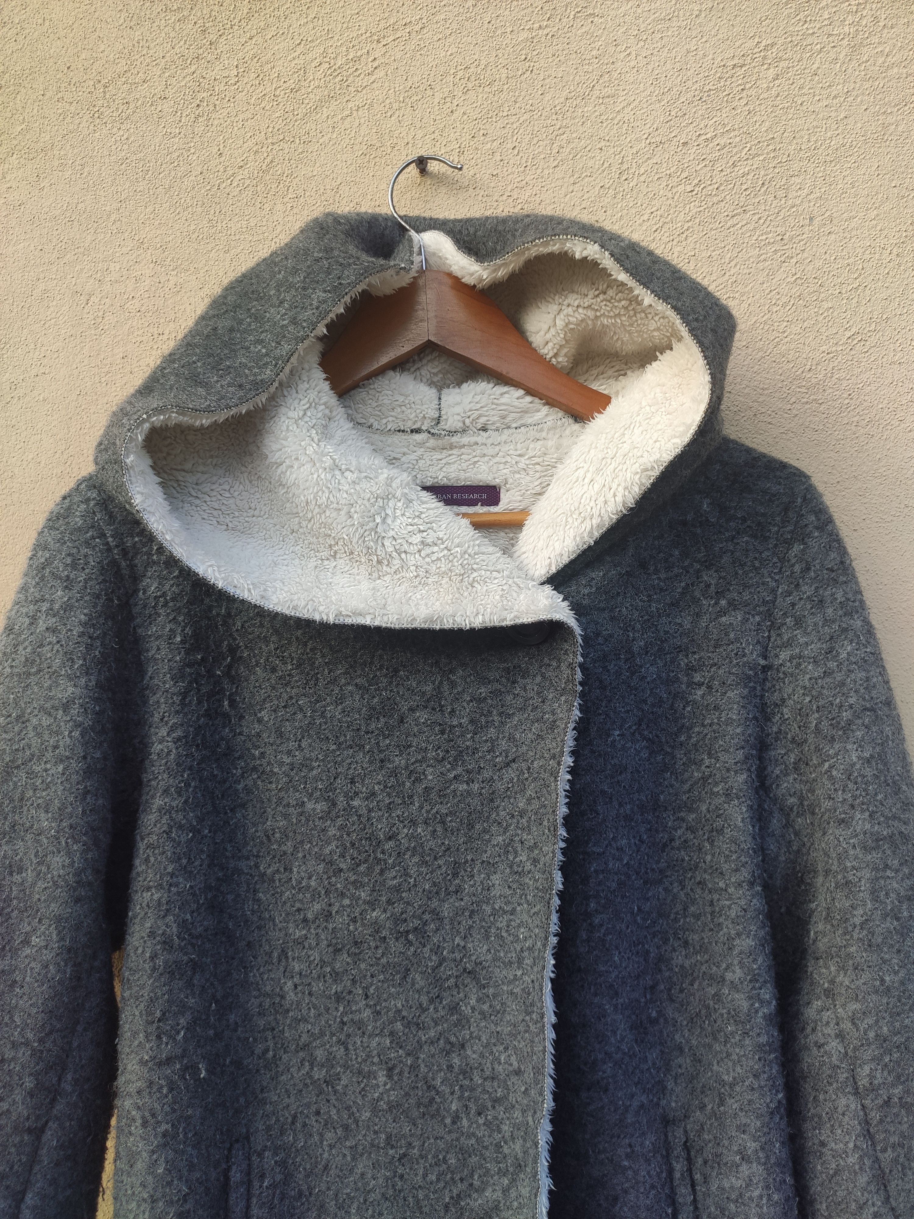 Japanese Brand Urban Research jacket Hoodies wool Size US S / EU 44-46 / 1 - 2 Thumbnail