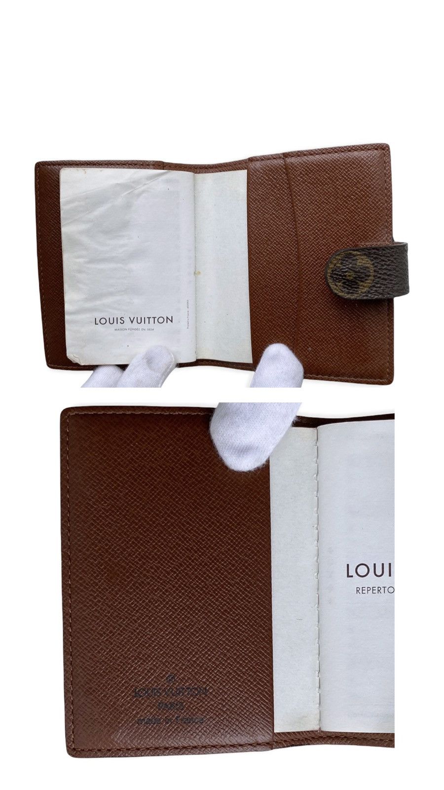 Louis Vuitton LOUIS VUITTON Monogram Canvas Mini Adress Book Agenda Cover Size ONE SIZE - 3 Thumbnail