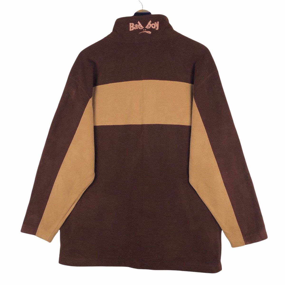 Vintage Vintage Bad Boy Mock Neck Fleece Sweater Embroidery Size US M / EU 48-50 / 2 - 1 Thumbnail