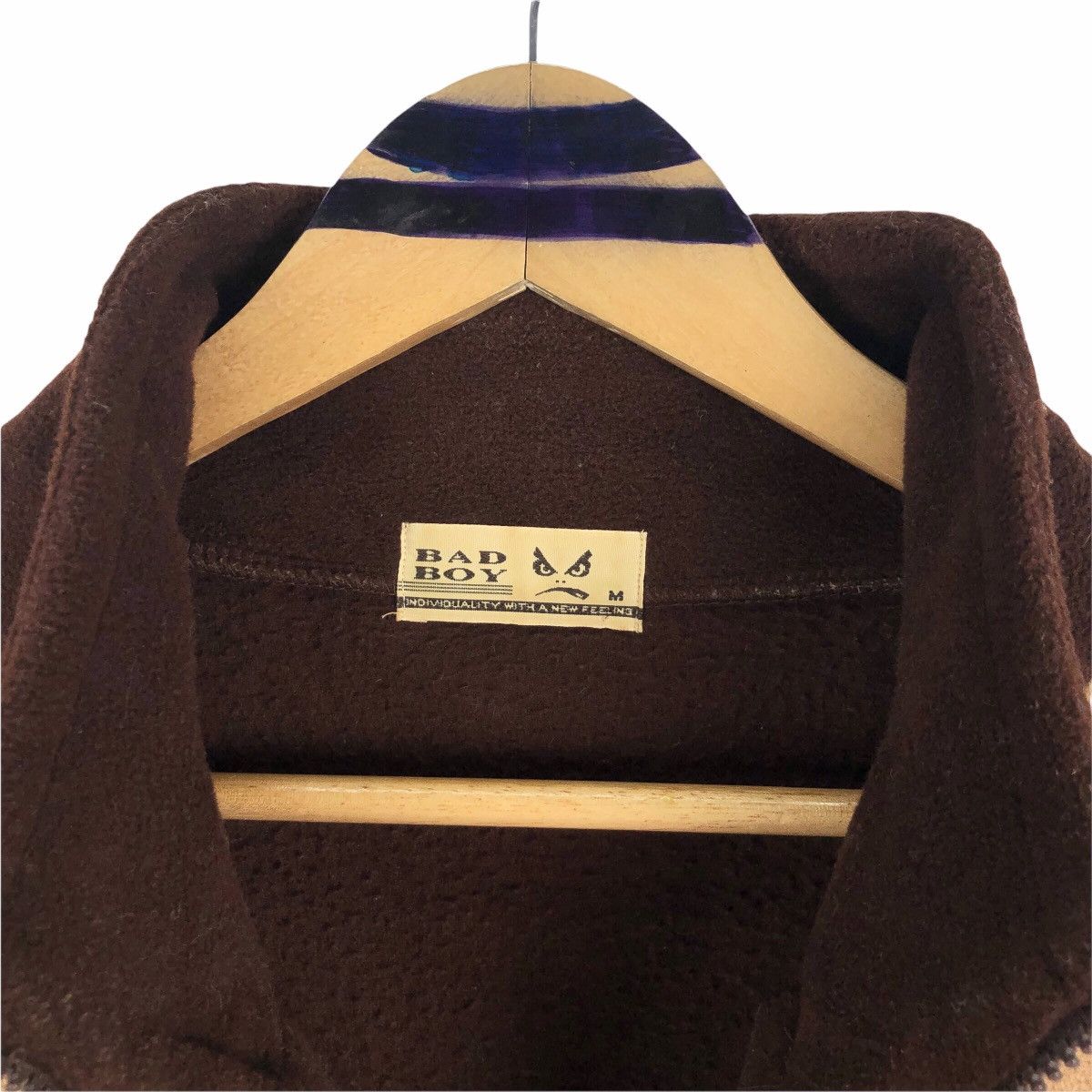 Vintage Vintage Bad Boy Mock Neck Fleece Sweater Embroidery Size US M / EU 48-50 / 2 - 10 Thumbnail