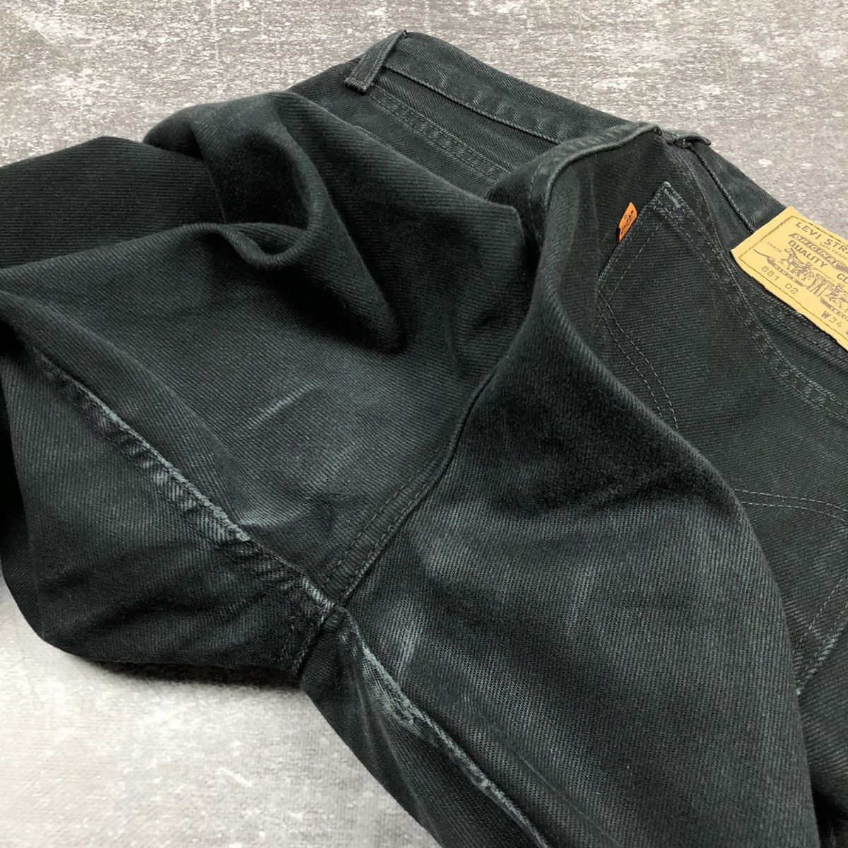 Levi's Vintage Levi’s 881 02 Black Jeans Orange tab Size US 34 / EU 50 - 15 Thumbnail