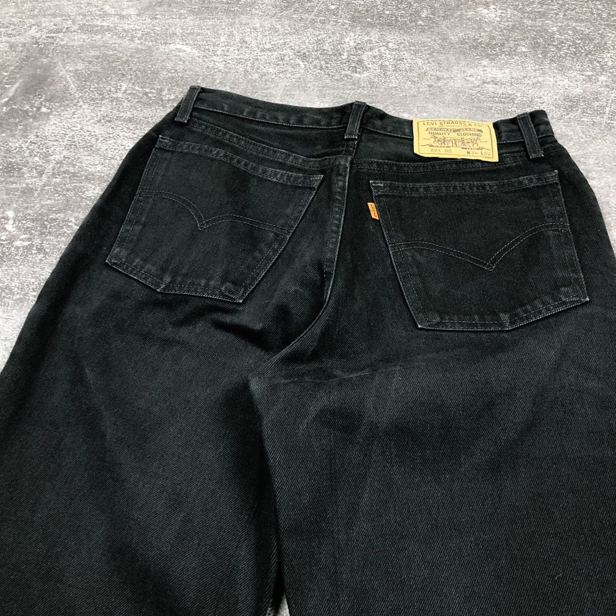 Levi's Vintage Levi’s 881 02 Black Jeans Orange tab Size US 34 / EU 50 - 14 Thumbnail