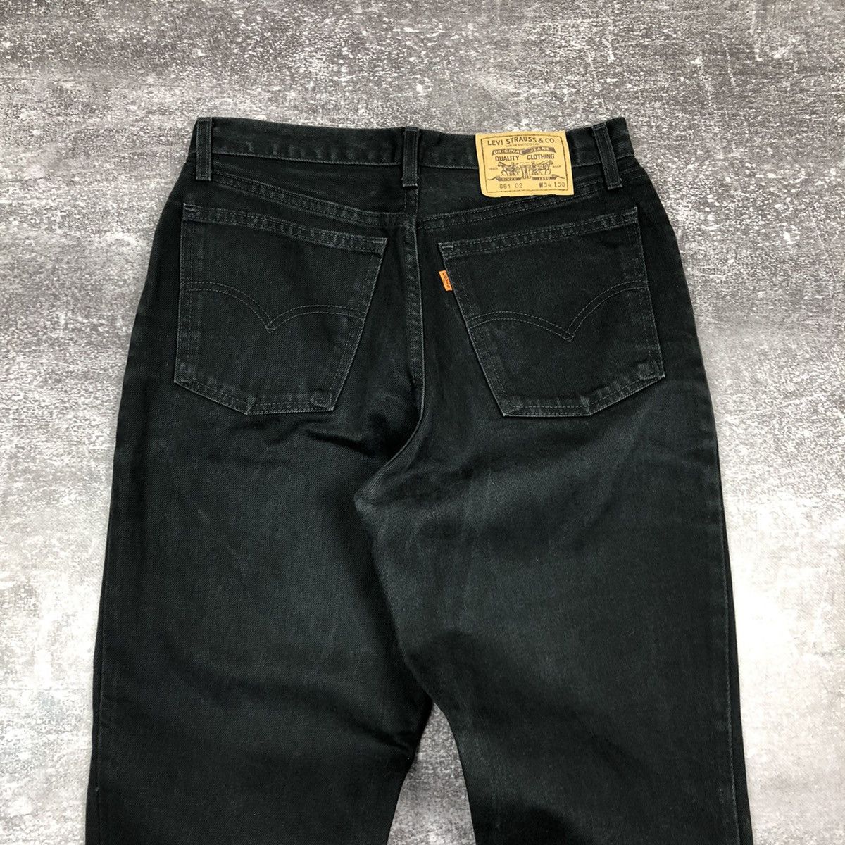 Levi's Vintage Levi’s 881 02 Black Jeans Orange tab Size US 34 / EU 50 - 2 Thumbnail