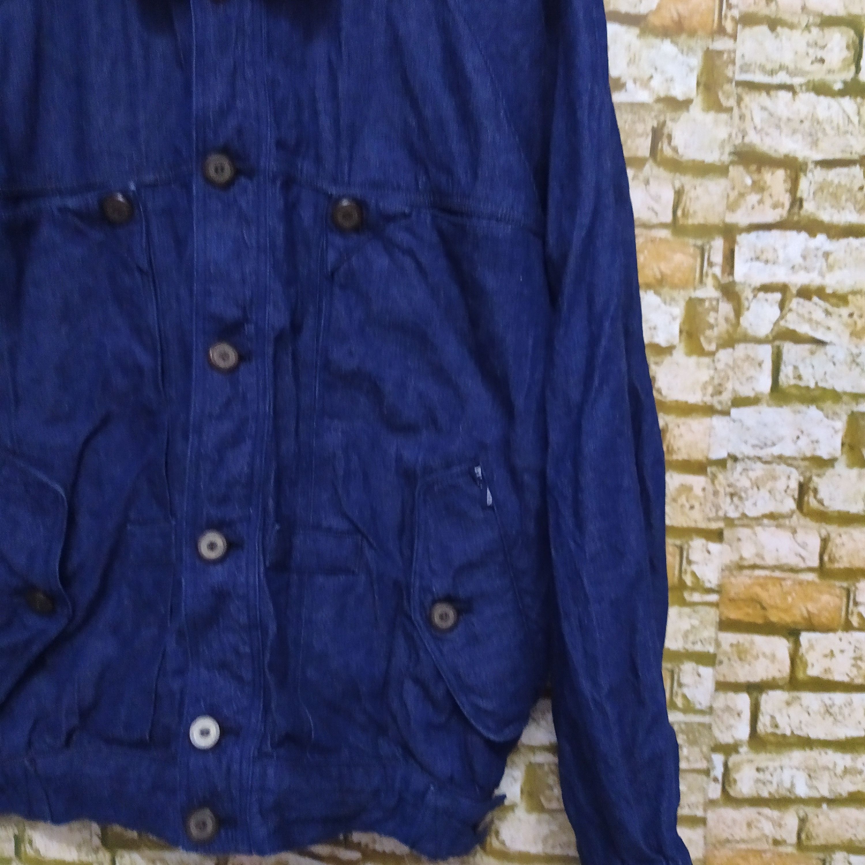 Other 90s PIA RACING DENIM JACKET (D538) Size US L / EU 52-54 / 3 - 2 Thumbnail