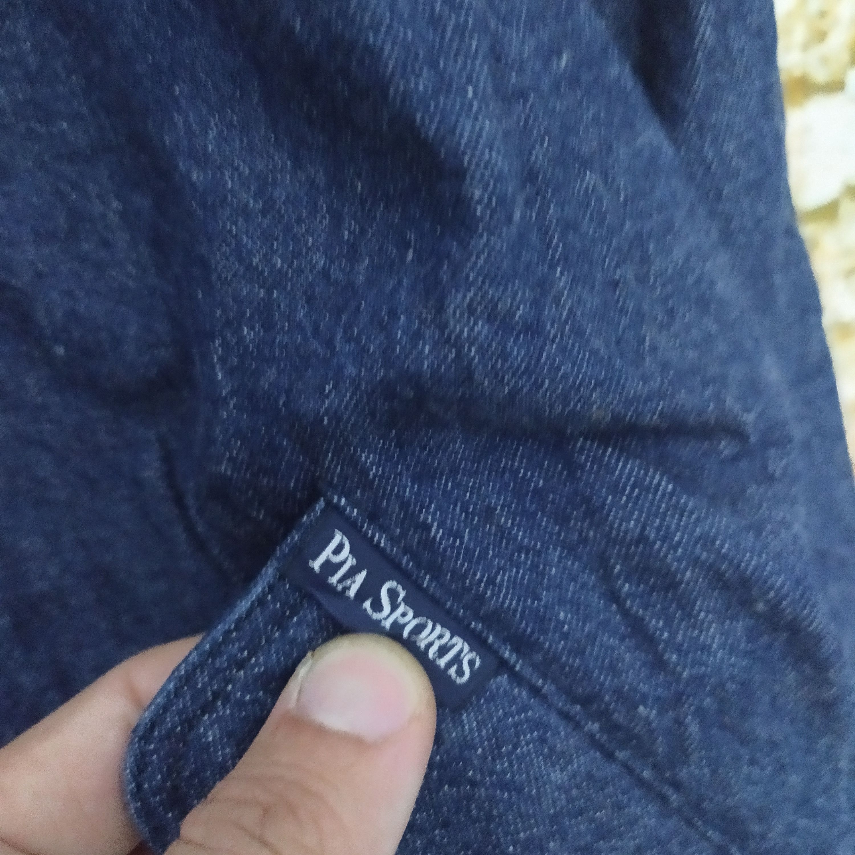 Other 90s PIA RACING DENIM JACKET (D538) Size US L / EU 52-54 / 3 - 3 Thumbnail