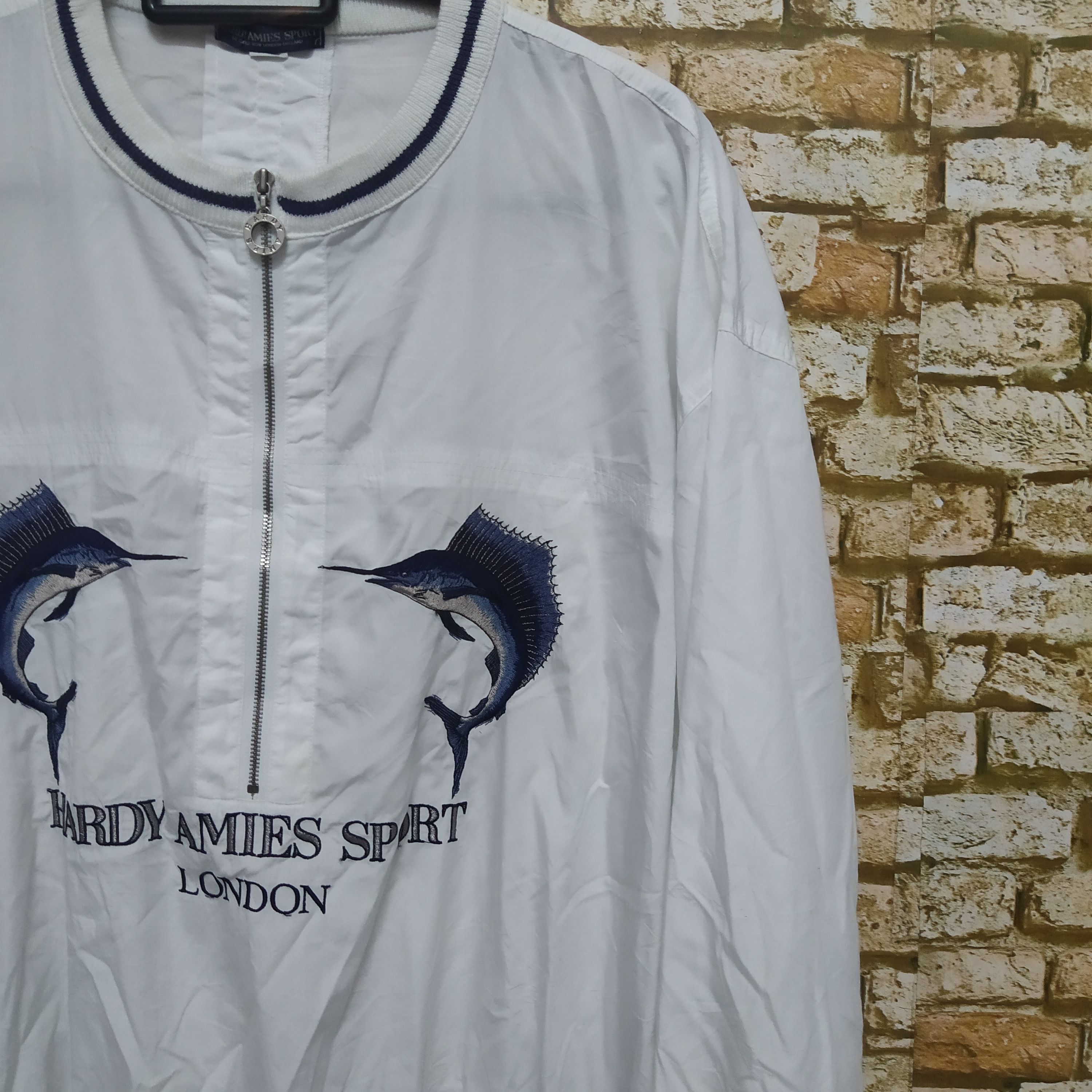 Hardy Amies HARDY AMIES SPORTS EMBROIDERRED FISHING JACKET (D539) Size US XL / EU 56 / 4 - 2 Thumbnail