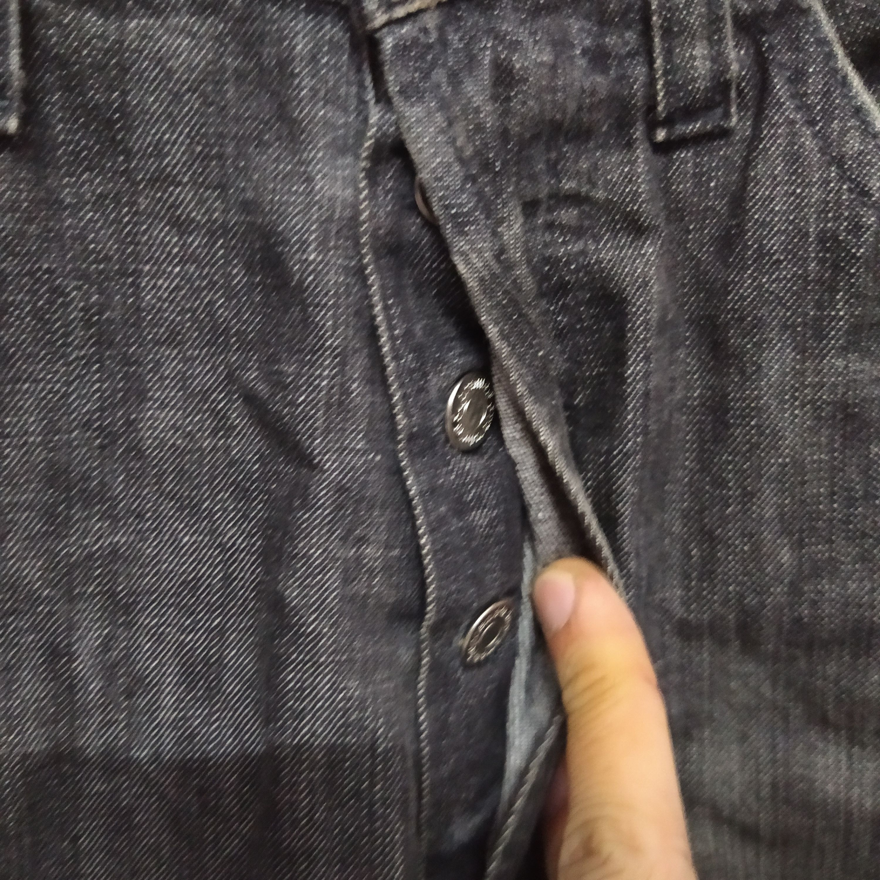 Supreme × Vintage VTG SUPREME DENIM MADE IN USA BLACK (D540) Size US 30 / EU 46 - 2 Thumbnail