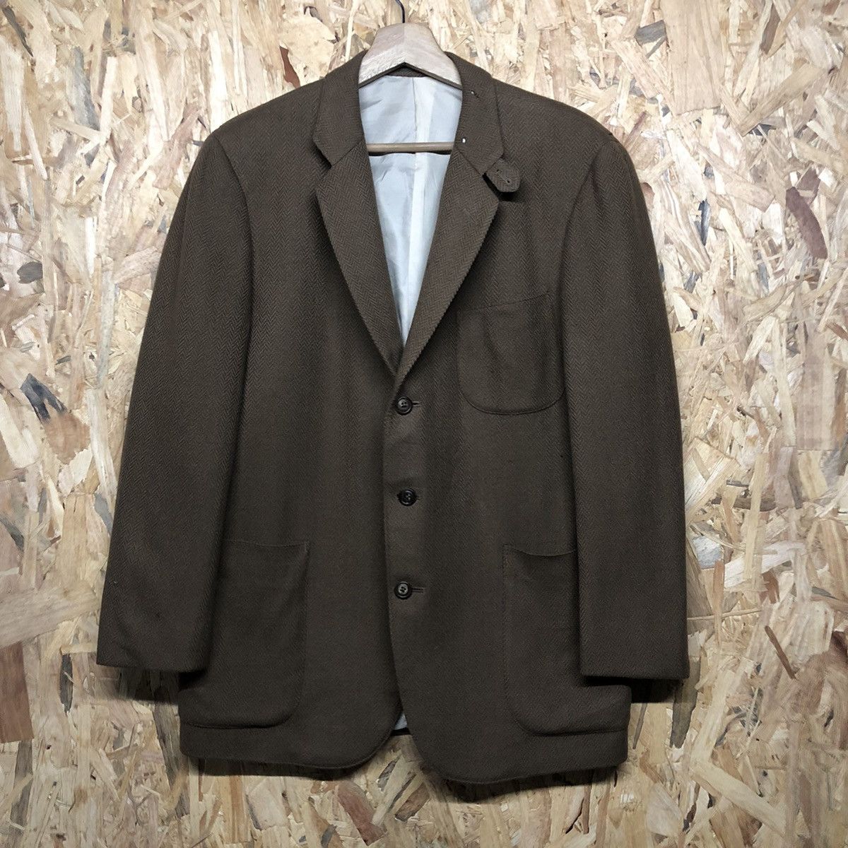 Burberry BURBERRY WOOL & CASHMERE BLAZER Size 42R - 1 Thumbnail