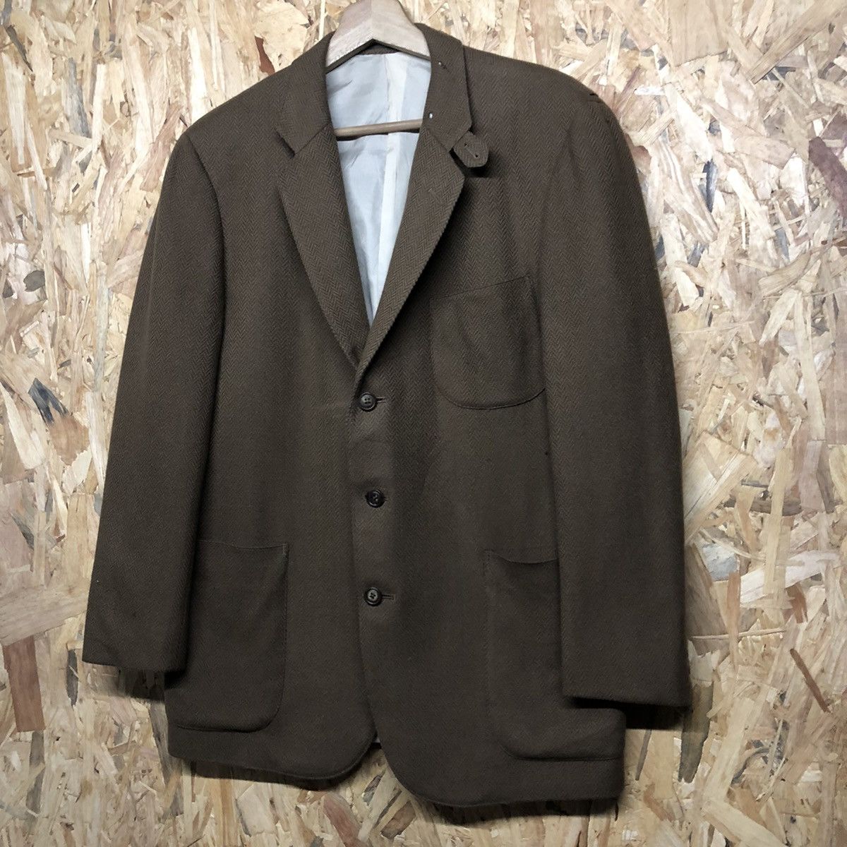 Burberry BURBERRY WOOL & CASHMERE BLAZER Size 42R - 3 Thumbnail