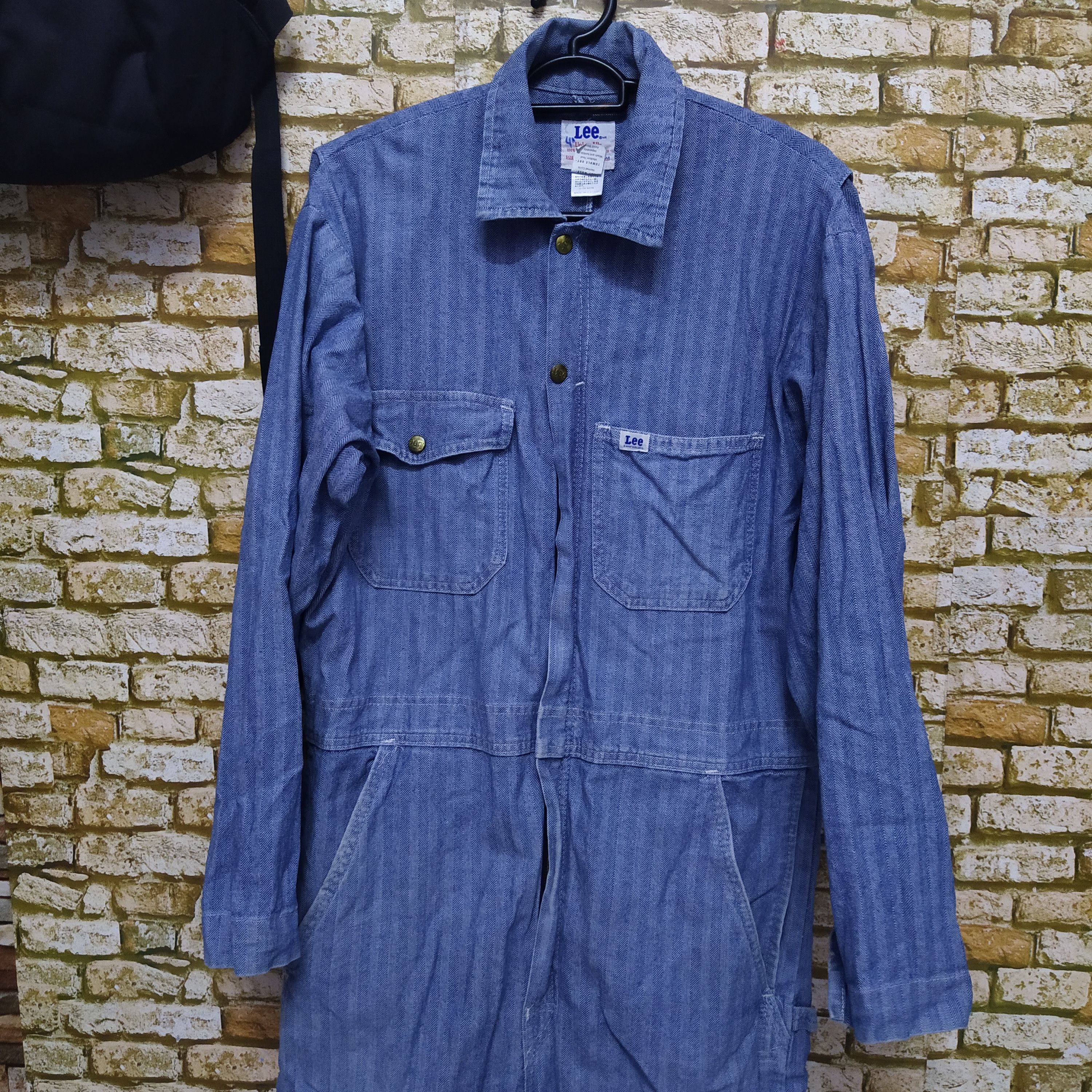 Lee VTG LEE UNIONMADE HERRINGBONE COVERALL (D542) Size US 40 / EU 56 - 1 Thumbnail
