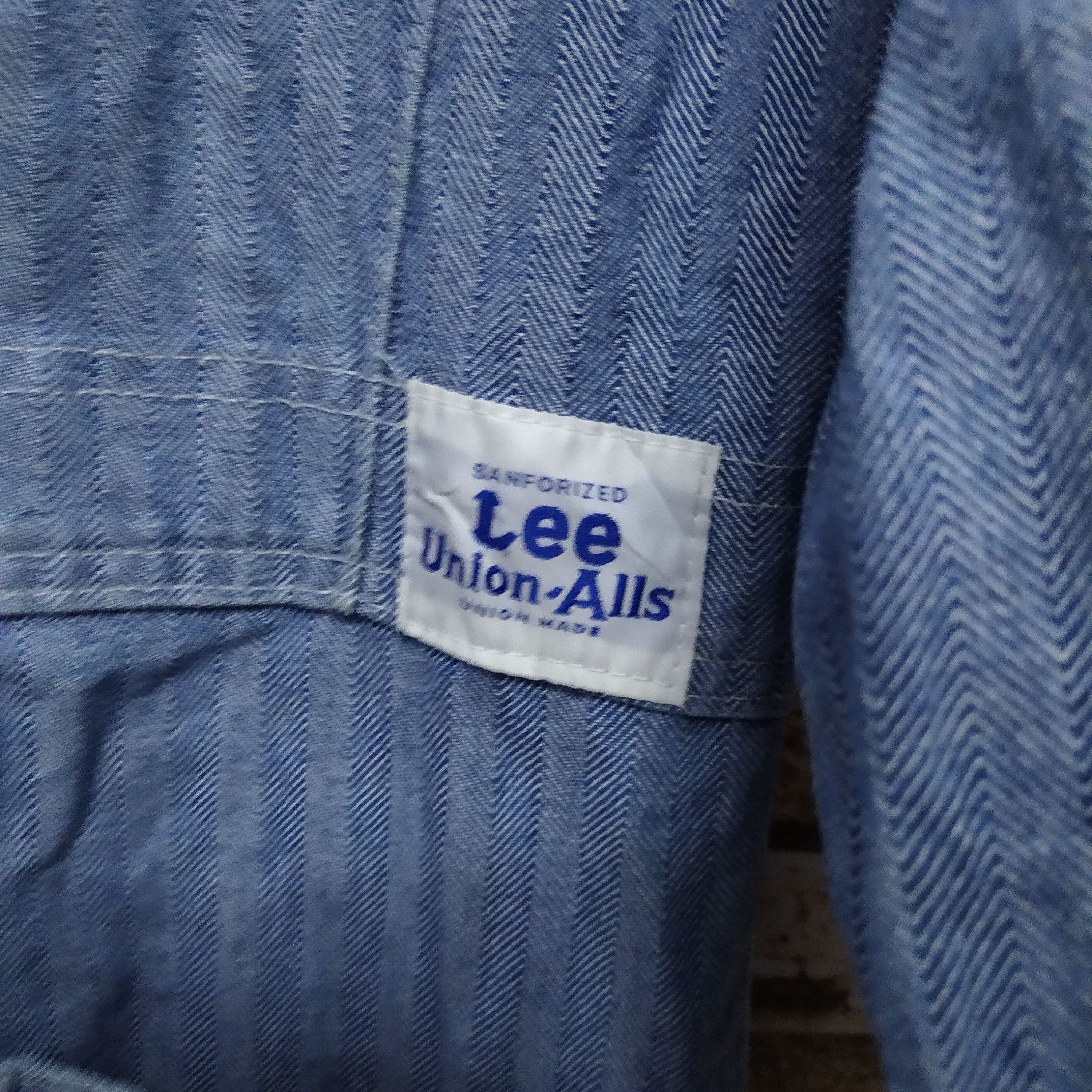 Lee VTG LEE UNIONMADE HERRINGBONE COVERALL (D542) Size US 40 / EU 56 - 10 Thumbnail