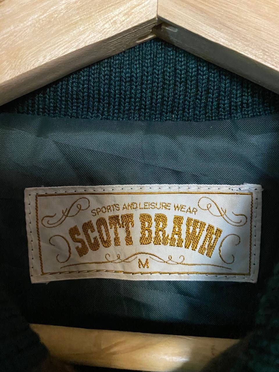 Vintage Vintage Scott Brawn Wool Checkered Jacket Size US M / EU 48-50 / 2 - 4 Thumbnail