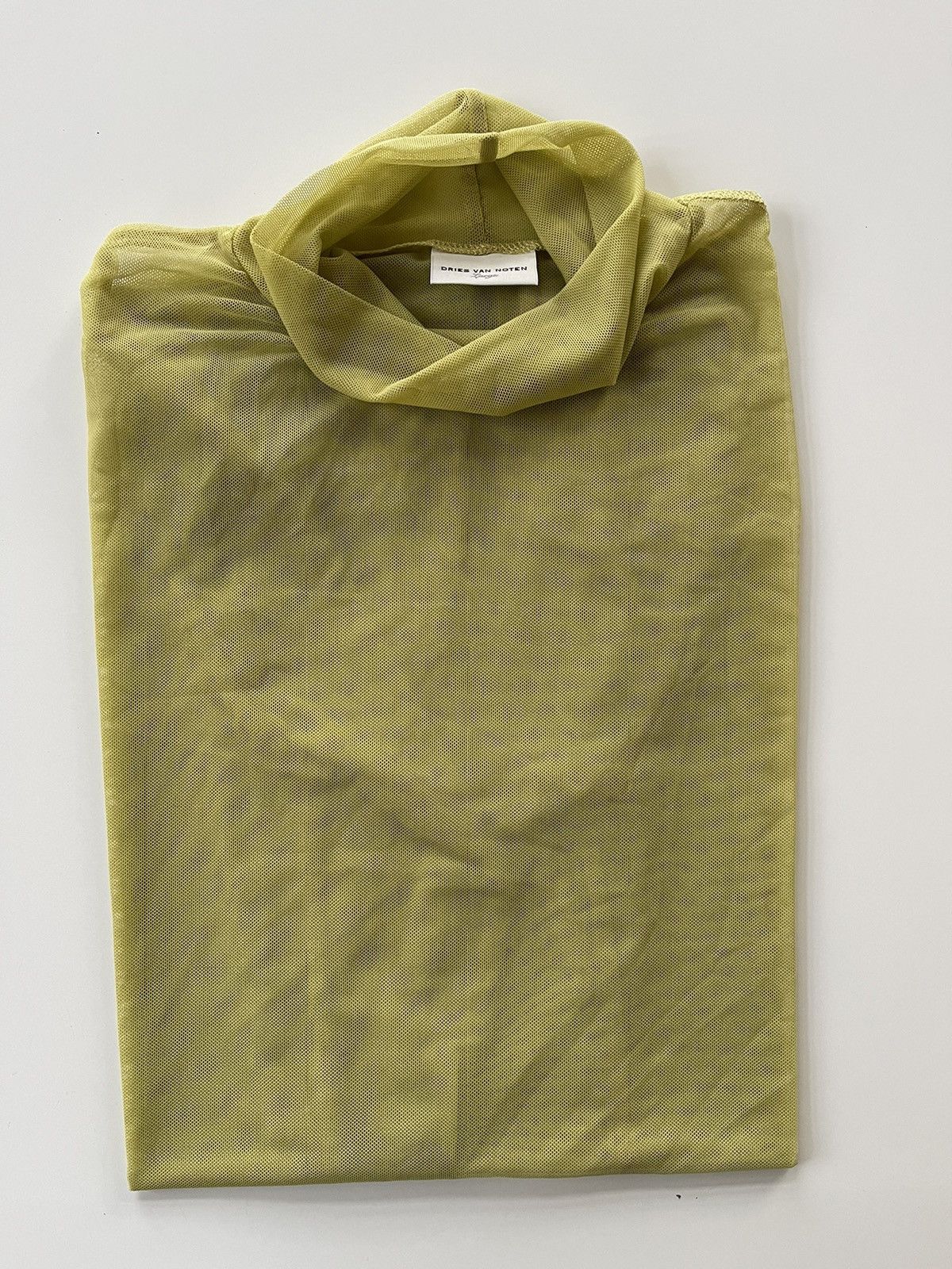 Dries Van Noten Stretch-Mesh Turtleneck Top Size US L / EU 52-54 / 3 - 3 Thumbnail