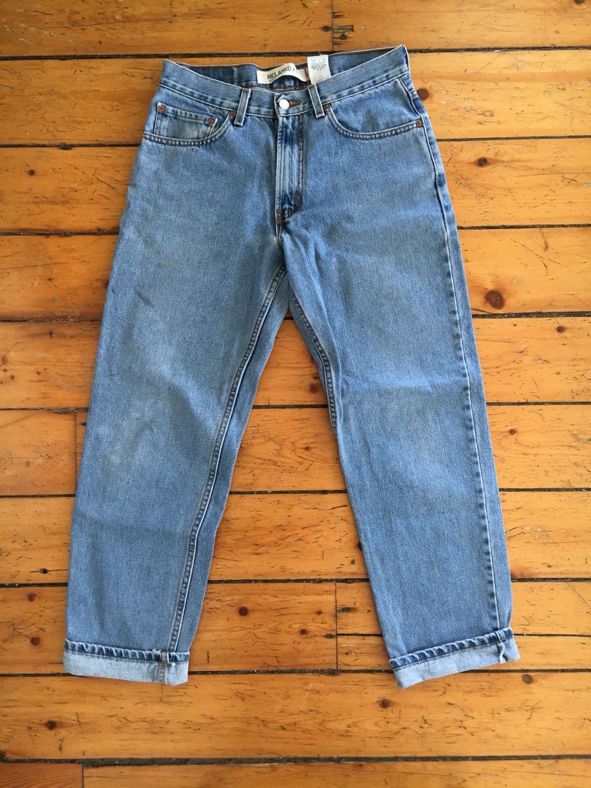 Levi's × Levi's Vintage Clothing × Vintage Vtg 90s 🔥 550 Jeans Tapered Stone Washed Size US 31 - 2 Thumbnail