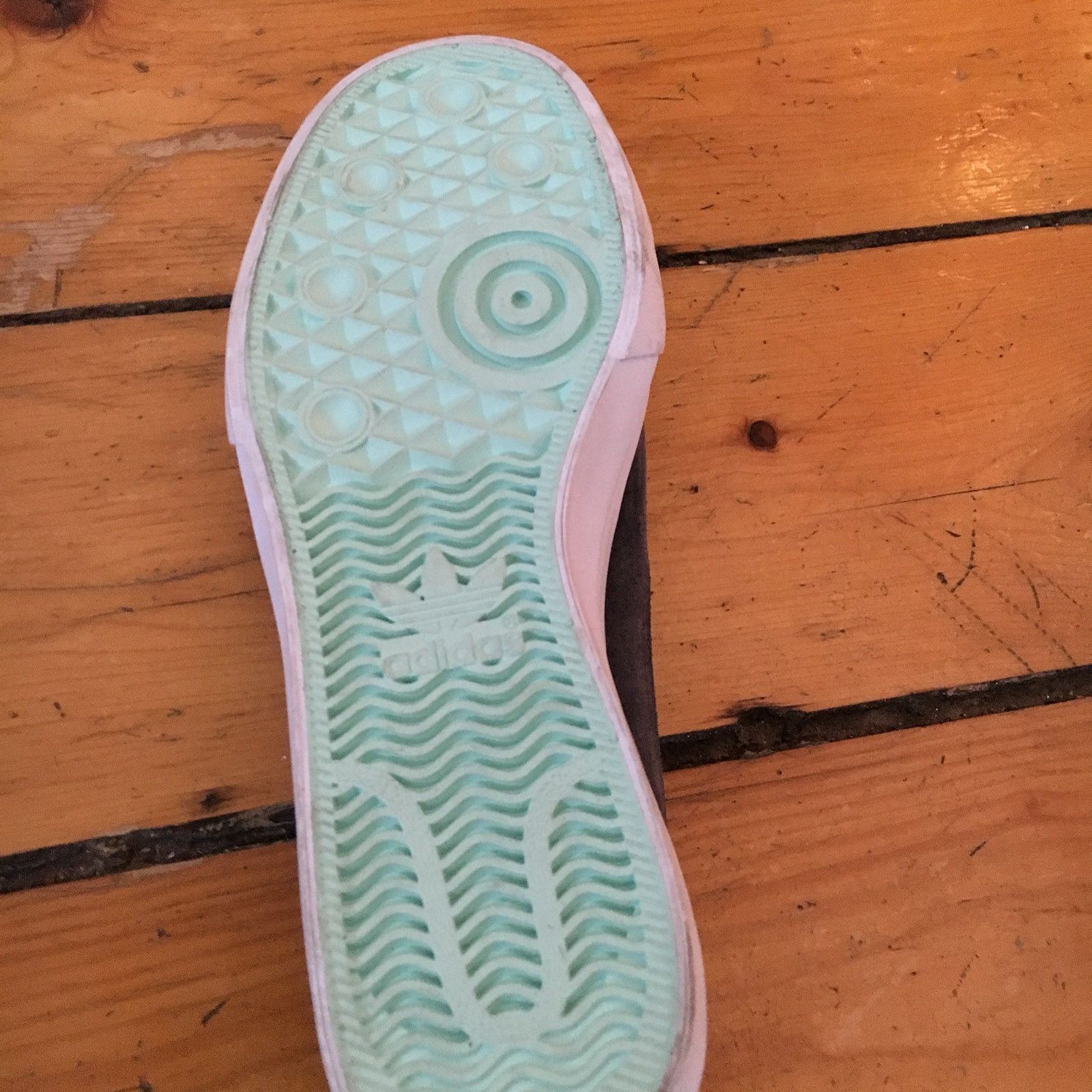 Adidas 🔥 Gray Light Blue Slip On Size US 9 / EU 42 - 3 Thumbnail