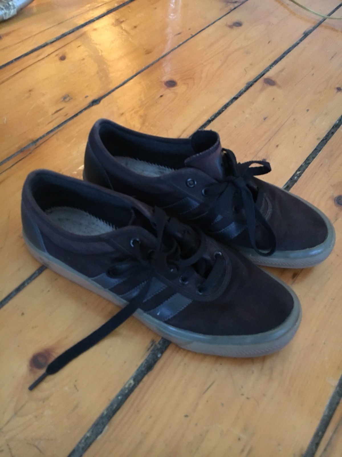 Adidas 🔥 Black Stripe Adi Ease Skateboarding Size US 9 / EU 42 - 2 Thumbnail