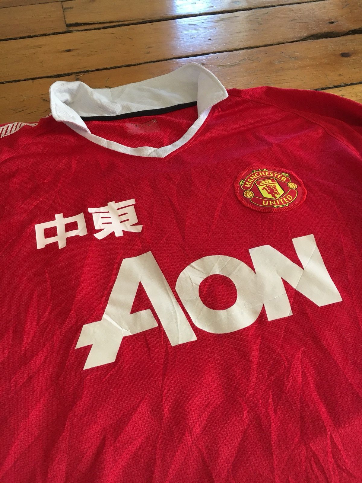 Vintage Vtg 🔥Soccer Long Sleeve Mesh Jersey Size US M / EU 48-50 / 2 - 3 Thumbnail