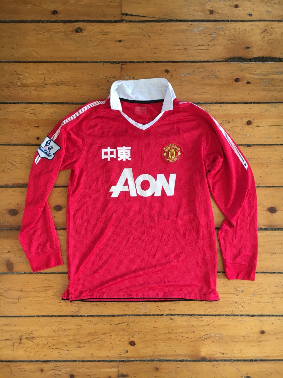 Vintage Vtg 🔥Soccer Long Sleeve Mesh Jersey Size US M / EU 48-50 / 2 - 1 Thumbnail