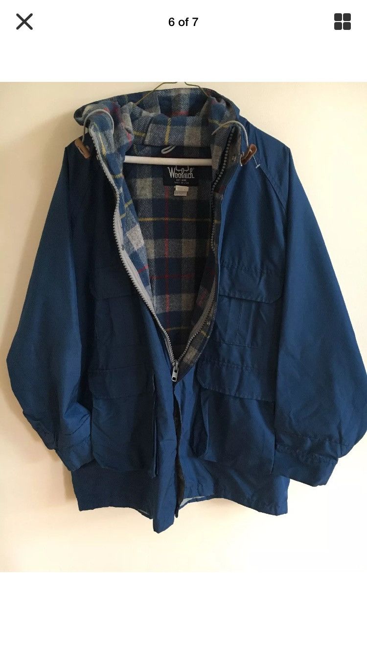 Vintage × Woolrich Woolen Mills Vtg 90s 🔥 Woolrich Jacket Wool Lined Winter Coat Size US XL / EU 56 / 4 - 7 Thumbnail