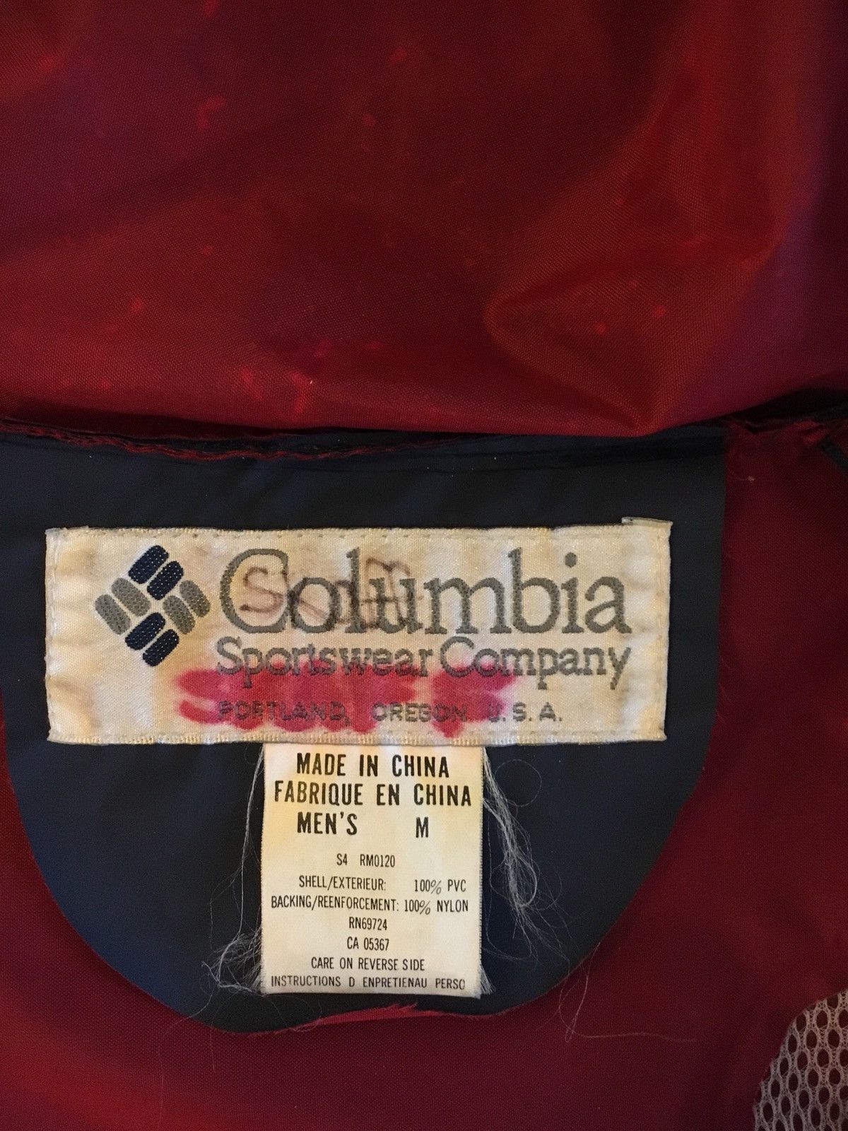 Columbia × Vintage Vtg 90s 🔥Rain Coat Jacket Size US M / EU 48-50 / 2 - 3 Thumbnail