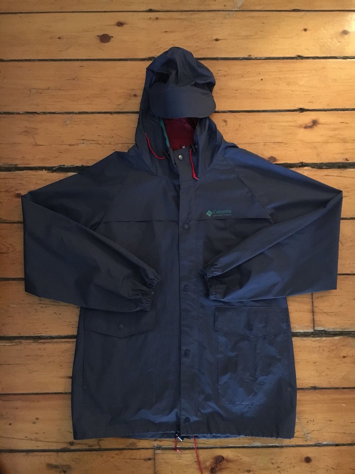 Columbia × Vintage Vtg 90s 🔥Rain Coat Jacket Size US M / EU 48-50 / 2 - 1 Thumbnail