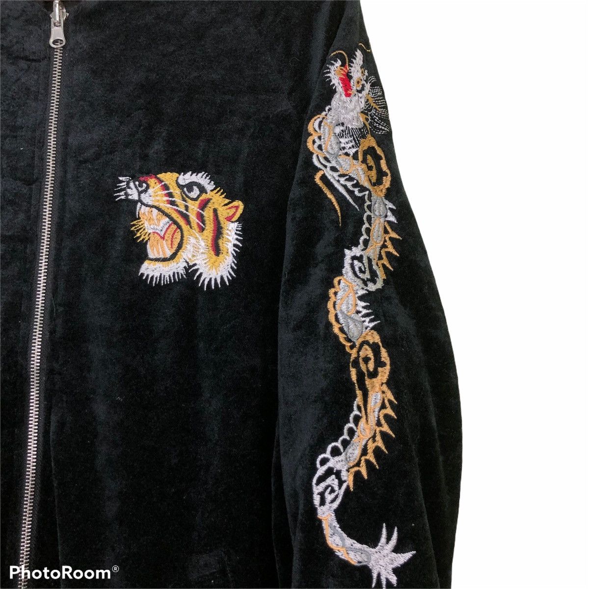 Japanese Sukajan Tiger All Embroided Reversible