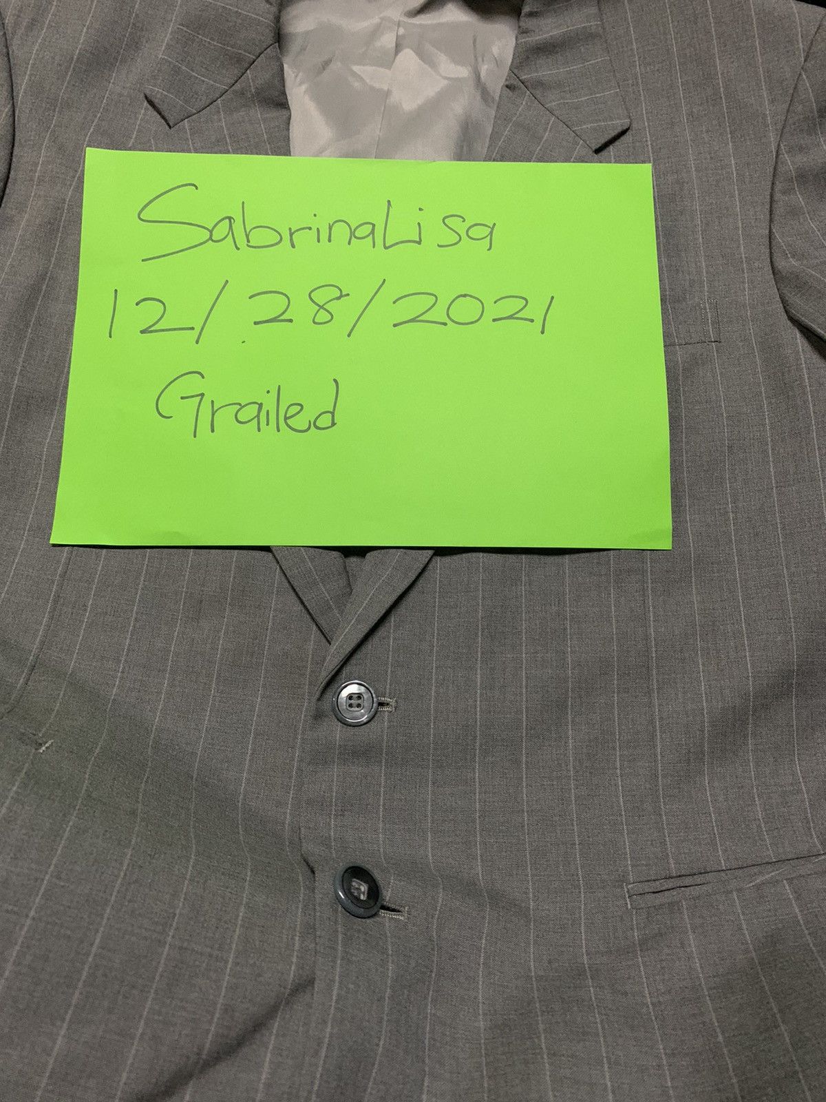 Ermenegildo Zegna Vintage Suit Coat Made In Japan Size US L / EU 52-54 / 3 - 11 Thumbnail