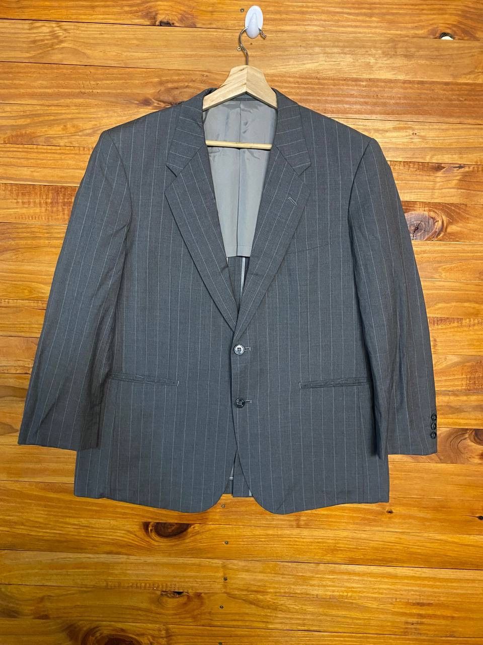 Ermenegildo Zegna Vintage Suit Coat Made In Japan Size US L / EU 52-54 / 3 - 1 Thumbnail