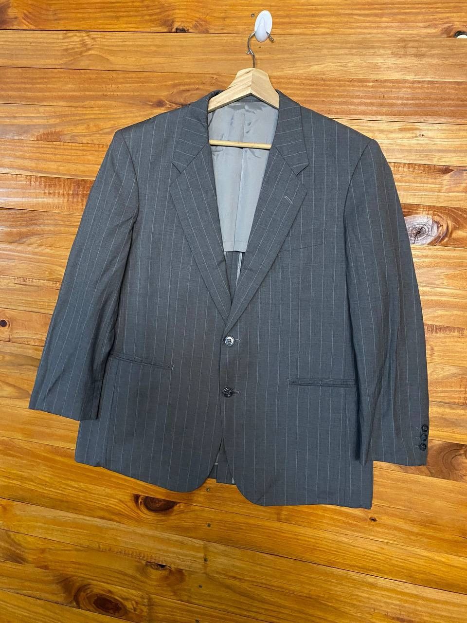 Ermenegildo Zegna Vintage Suit Coat Made In Japan Size US L / EU 52-54 / 3 - 2 Thumbnail