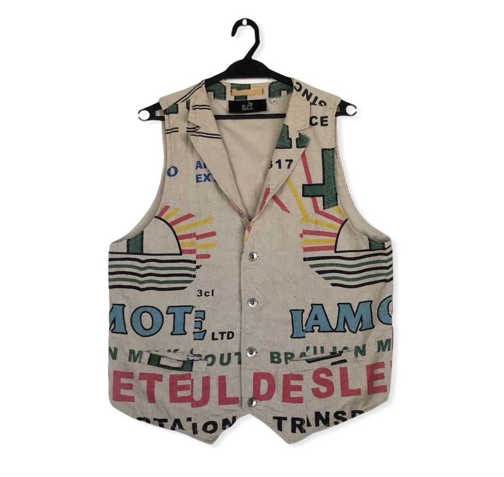 go slow caravan RARE🔥BRAZILIAN PRINT VEST Size US M / EU 48-50 / 2 - 2 Thumbnail