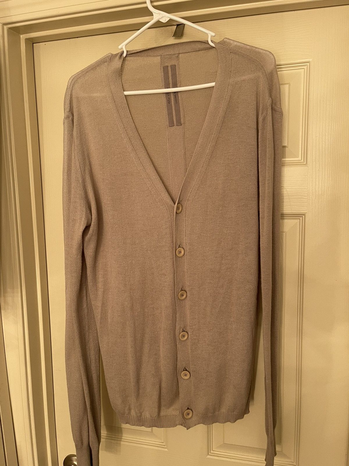 Rick Owens】07ss White Cardigan archive Sold Rick Owens