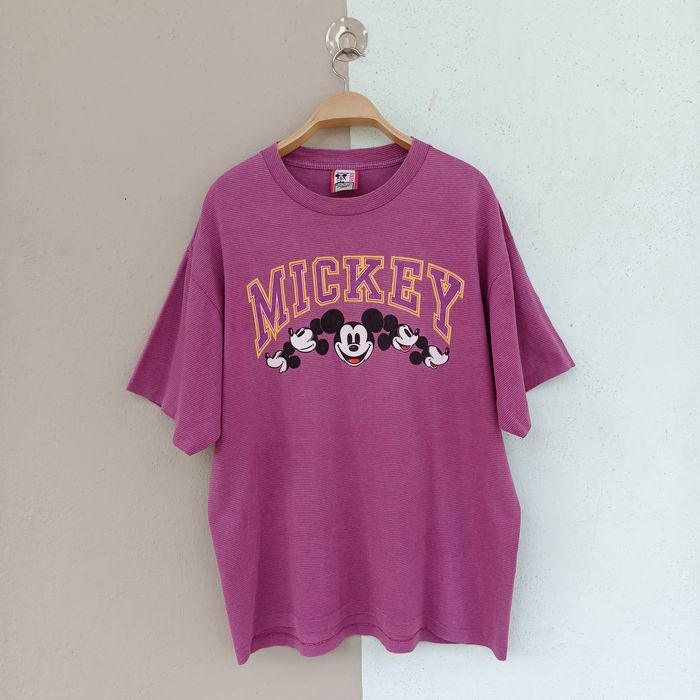 Vintage VINTAGE DISNEY MICKEY MOUSE STRIPED T SHIRT | Grailed