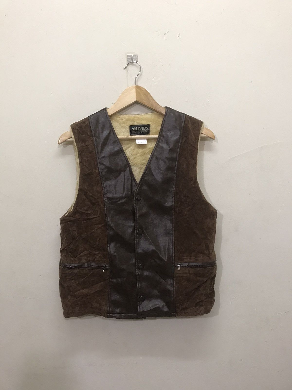 Leather × Vintage Aliantas Vest X Streetfashion Size US M / EU 48-50 / 2 - 1 Thumbnail