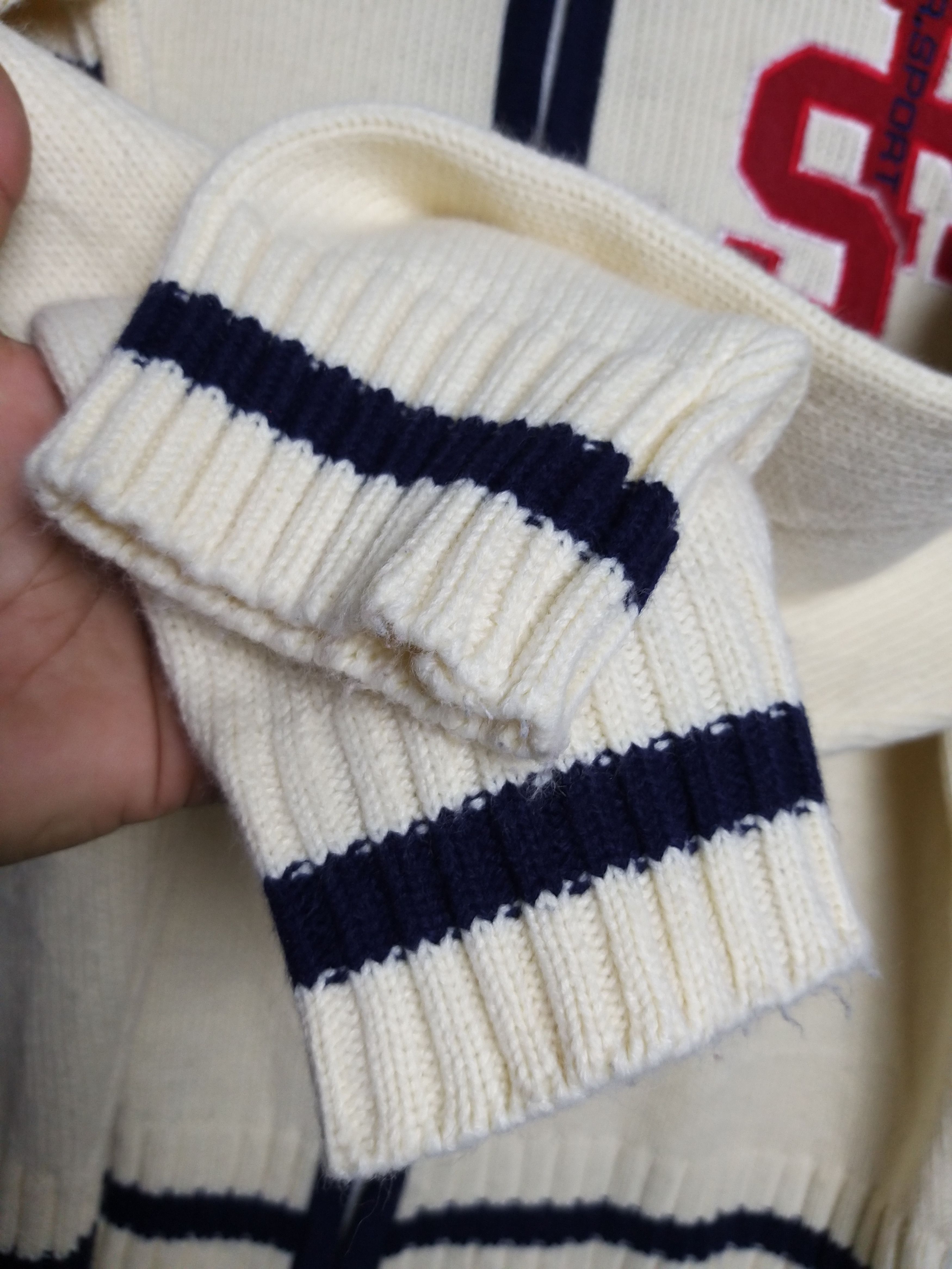 MLB VINTAGE LOS ANGELES DODGERS #61 EMBROIDERY KNITWEAR ZIPPER Size US L / EU 52-54 / 3 - 7 Thumbnail