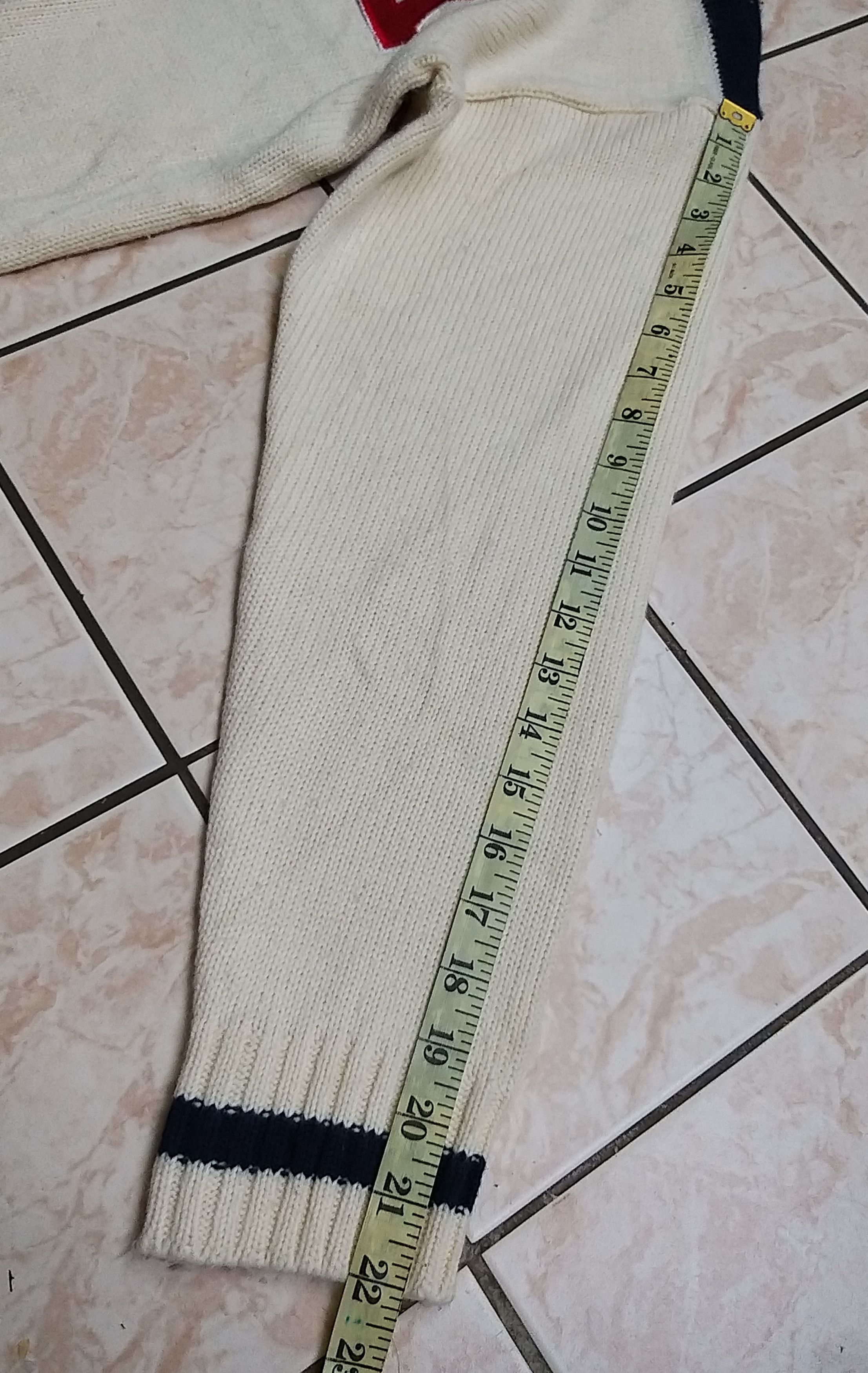 MLB VINTAGE LOS ANGELES DODGERS #61 EMBROIDERY KNITWEAR ZIPPER Size US L / EU 52-54 / 3 - 13 Thumbnail