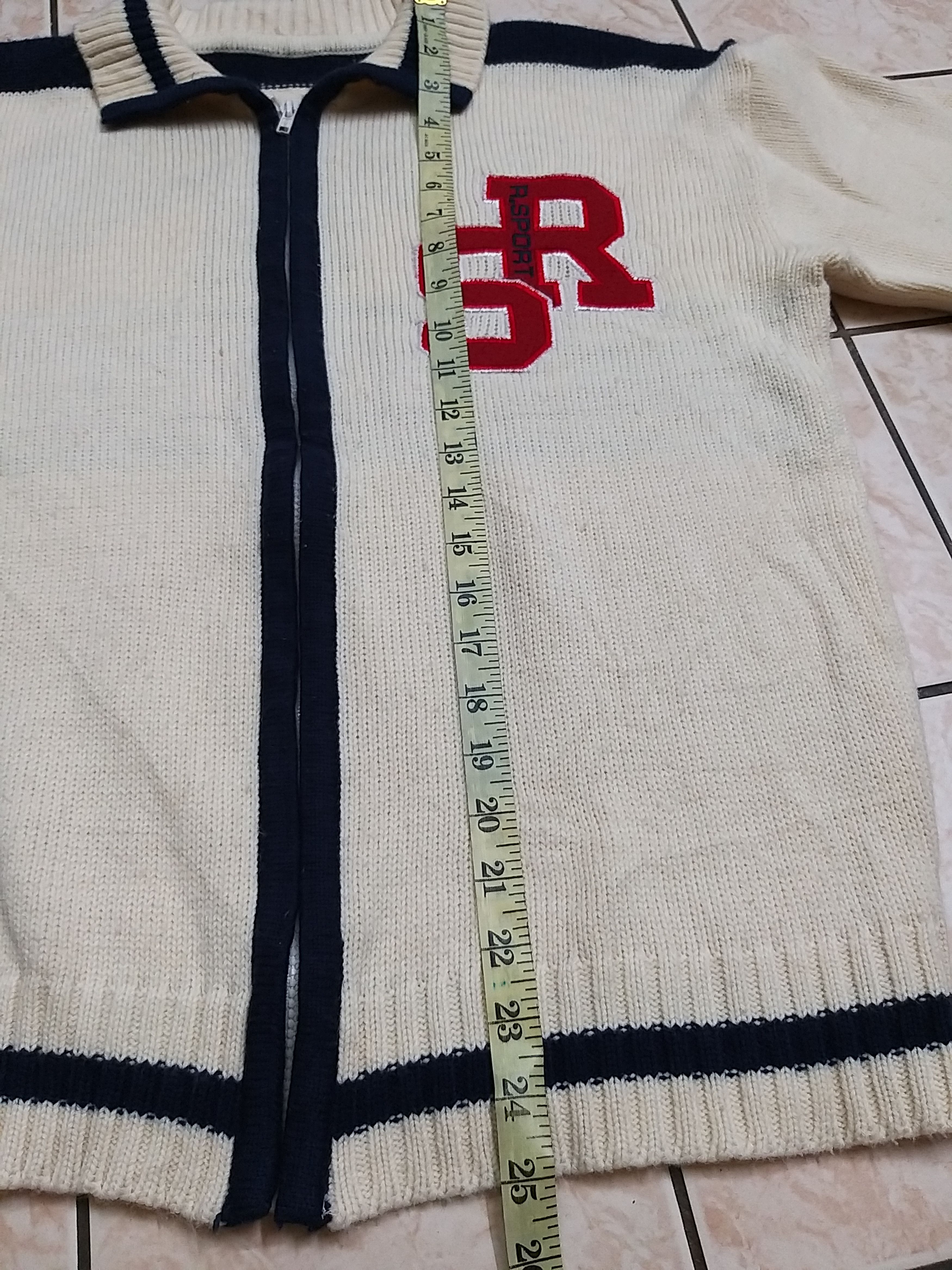 MLB VINTAGE LOS ANGELES DODGERS #61 EMBROIDERY KNITWEAR ZIPPER Size US L / EU 52-54 / 3 - 12 Thumbnail