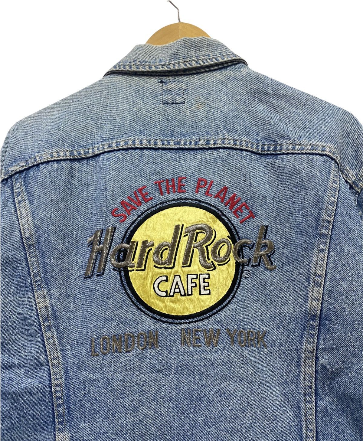 Lee Vintage 🔥 LEE Denim Hard Rock Cafe Jacket Size US XL / EU 56 / 4 - 5 Thumbnail