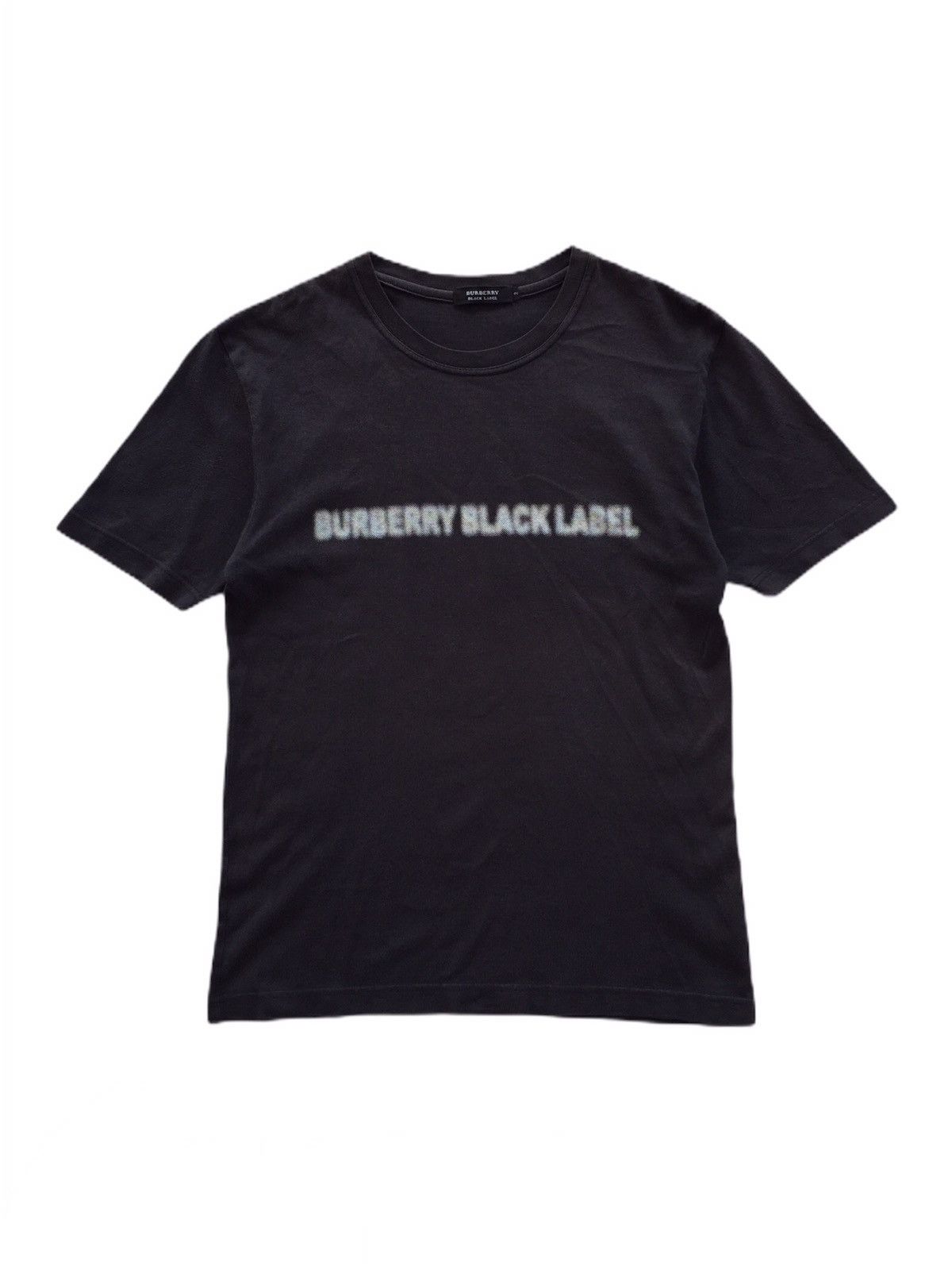 Burberry × Vintage Burberry Black Label Blurry Vision Nova Check Logo Tee Size US S / EU 44-46 / 1 - 1 Thumbnail