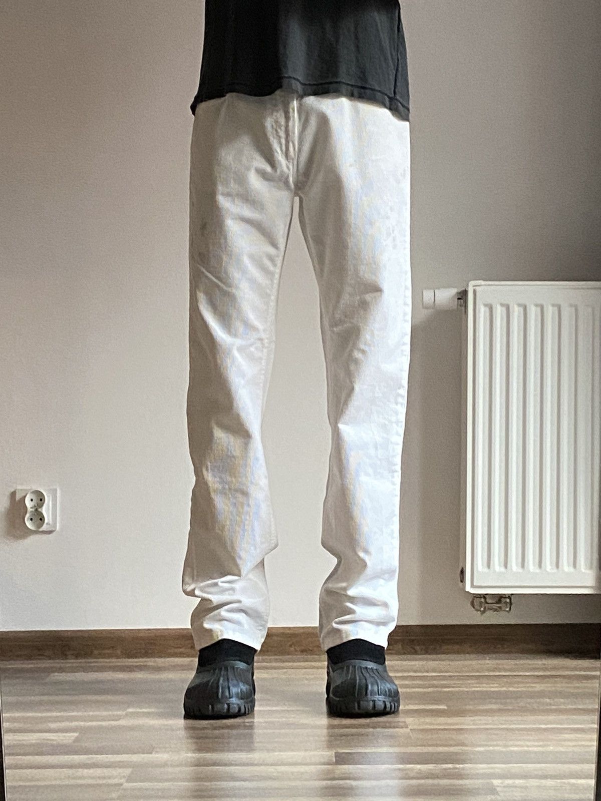 Helmut Lang Vintage Helmut Lang Painter Corduroy White Jeans BRAND 