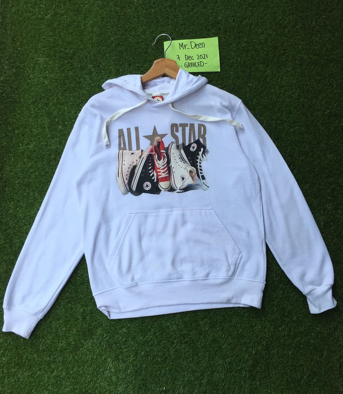 Converse Rare Vintage Converse All Star Big Shoes Logo Printed Hoodie Size US M / EU 48-50 / 2 - 2 Thumbnail