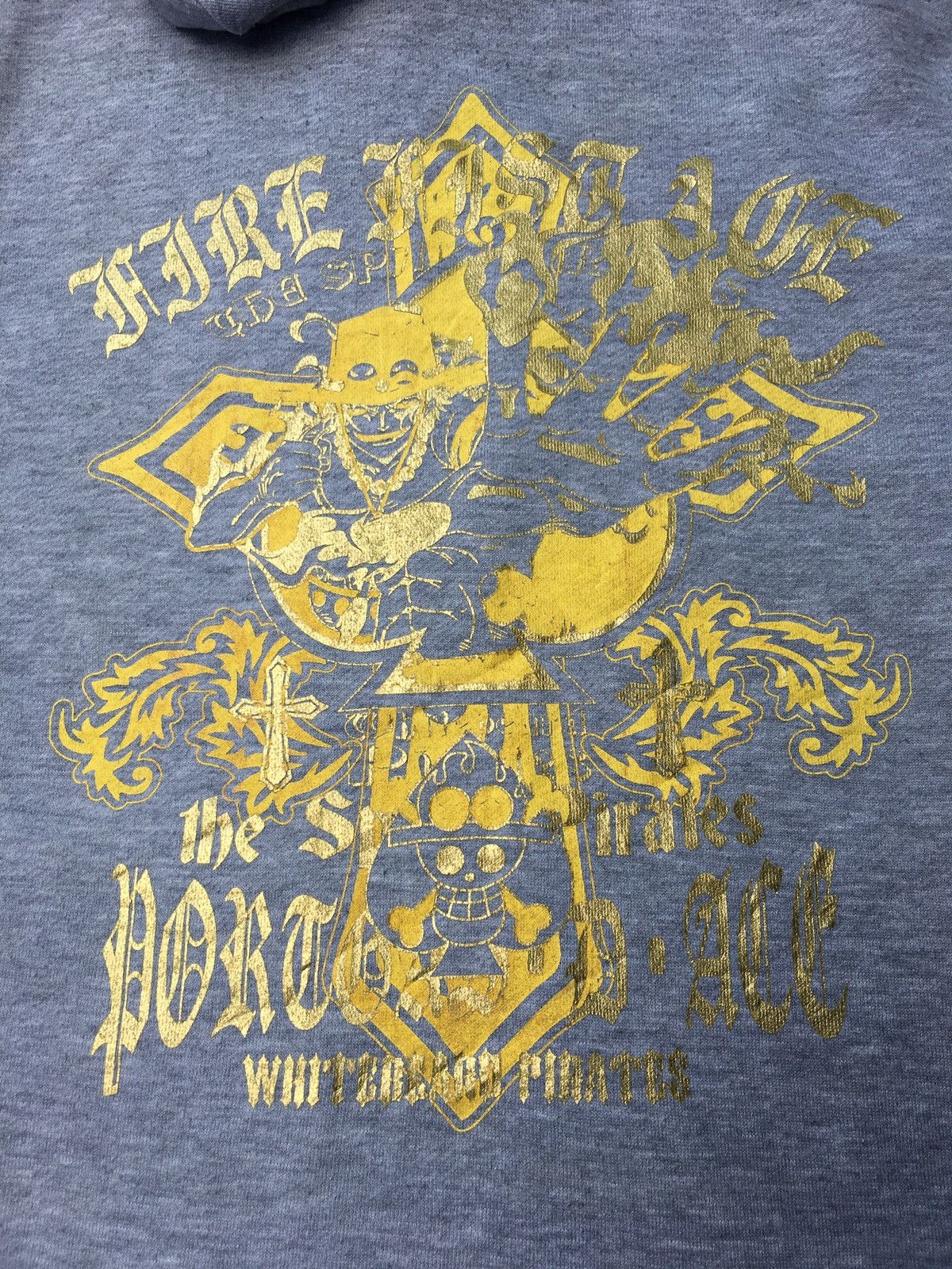 Anime Rare Vintage One Piece Printed Hoodie Size US L / EU 52-54 / 3 - 4 Thumbnail
