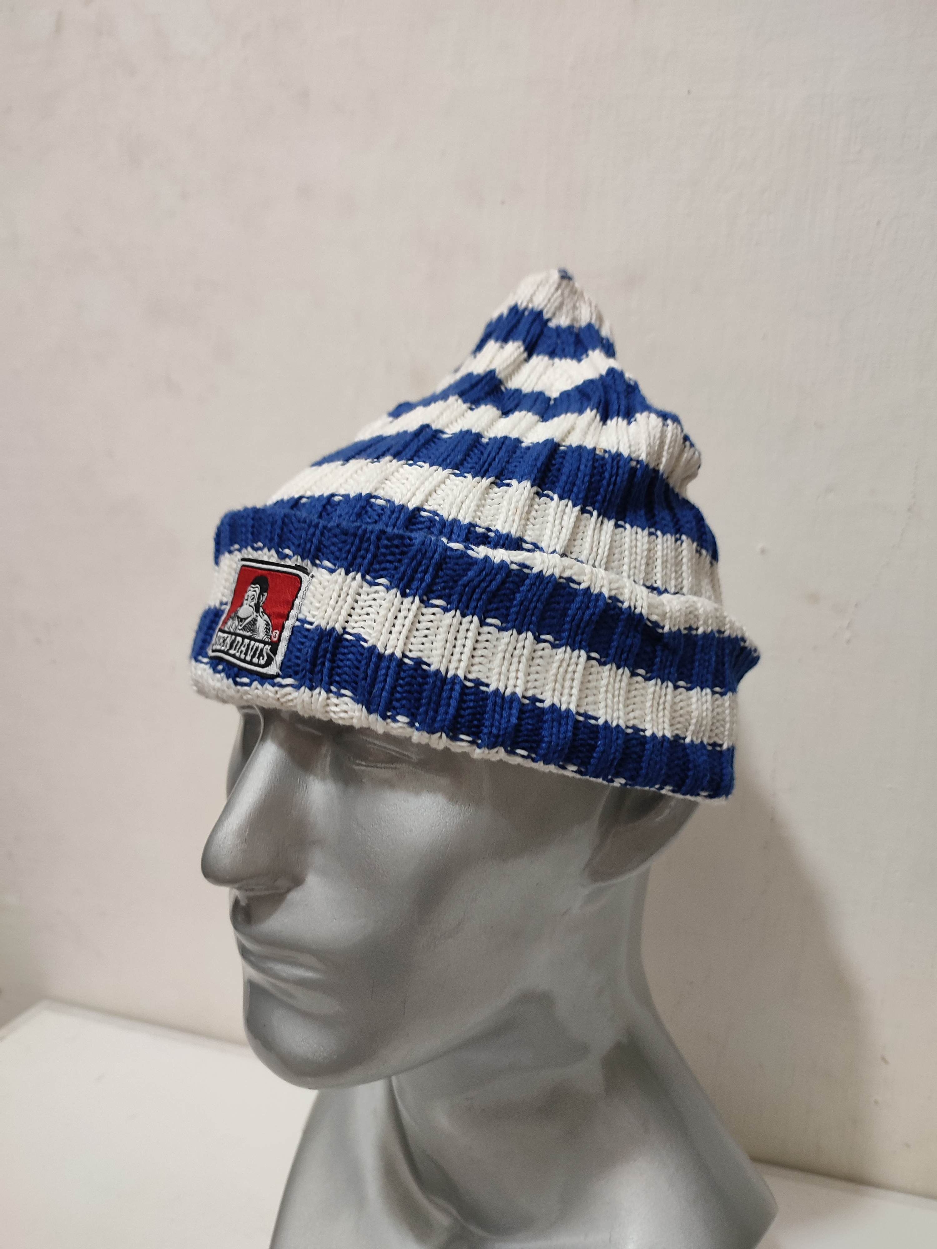 Ben Davis Ben Davis Blue Stripes beanie Hats Size ONE SIZE - 3 Thumbnail