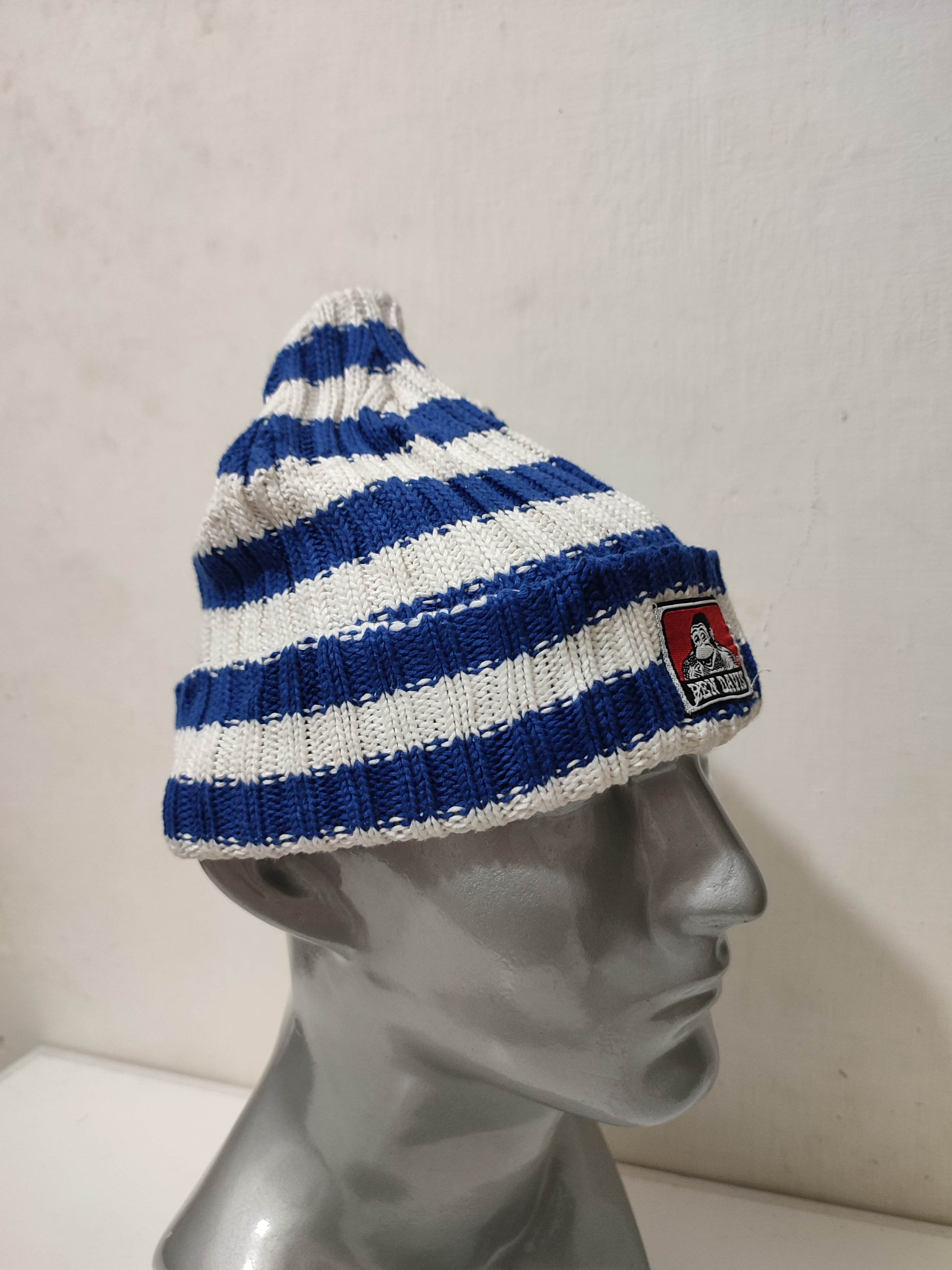Ben Davis Ben Davis Blue Stripes beanie Hats Size ONE SIZE - 4 Thumbnail