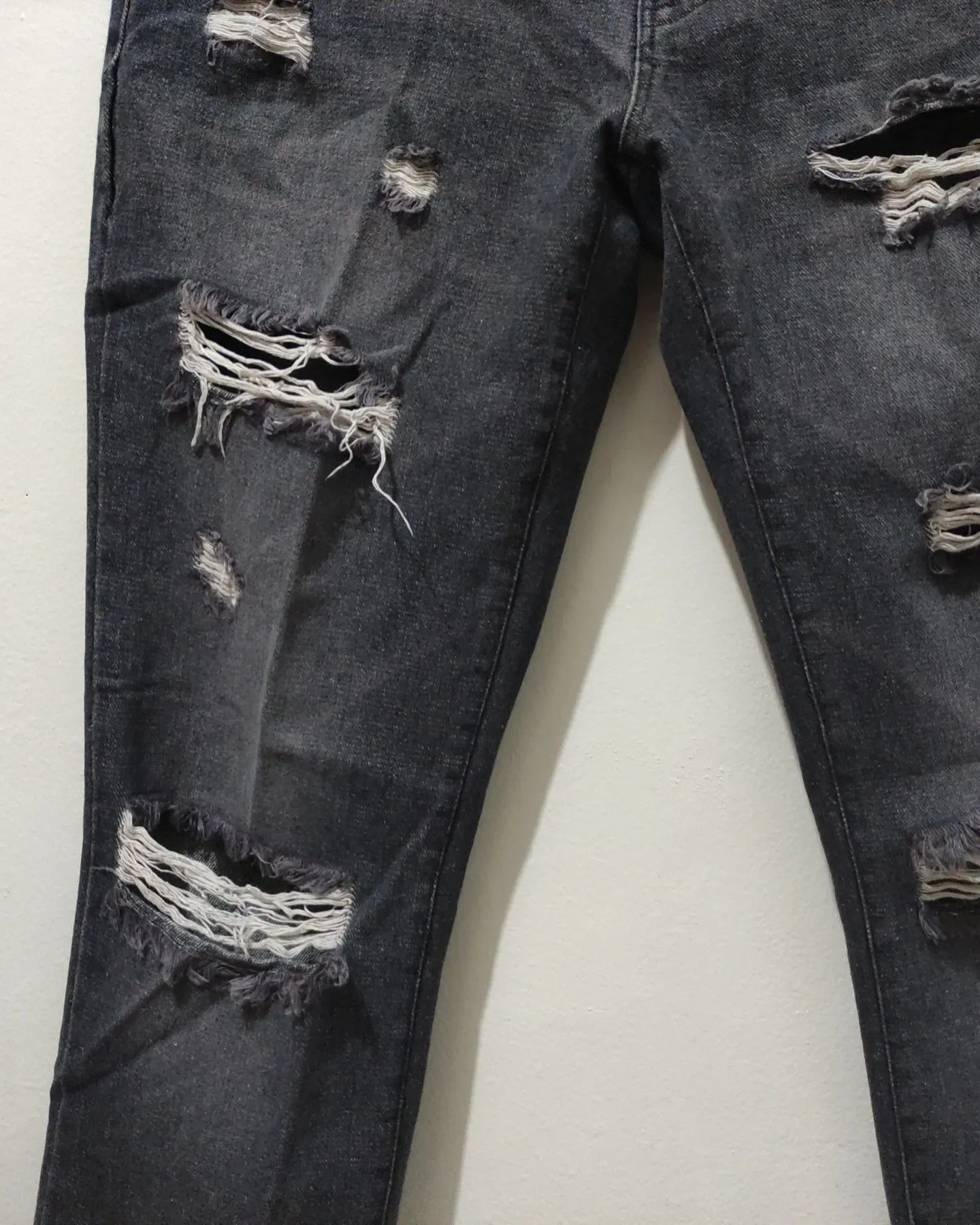 A.F.F.A. × Japanese Brand Japanese Brand Fuv Anarchy Distressed Pants Size US 31 - 5 Thumbnail