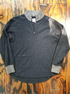 3/4 Snap Front Sweater - Dark Navy / Adsum