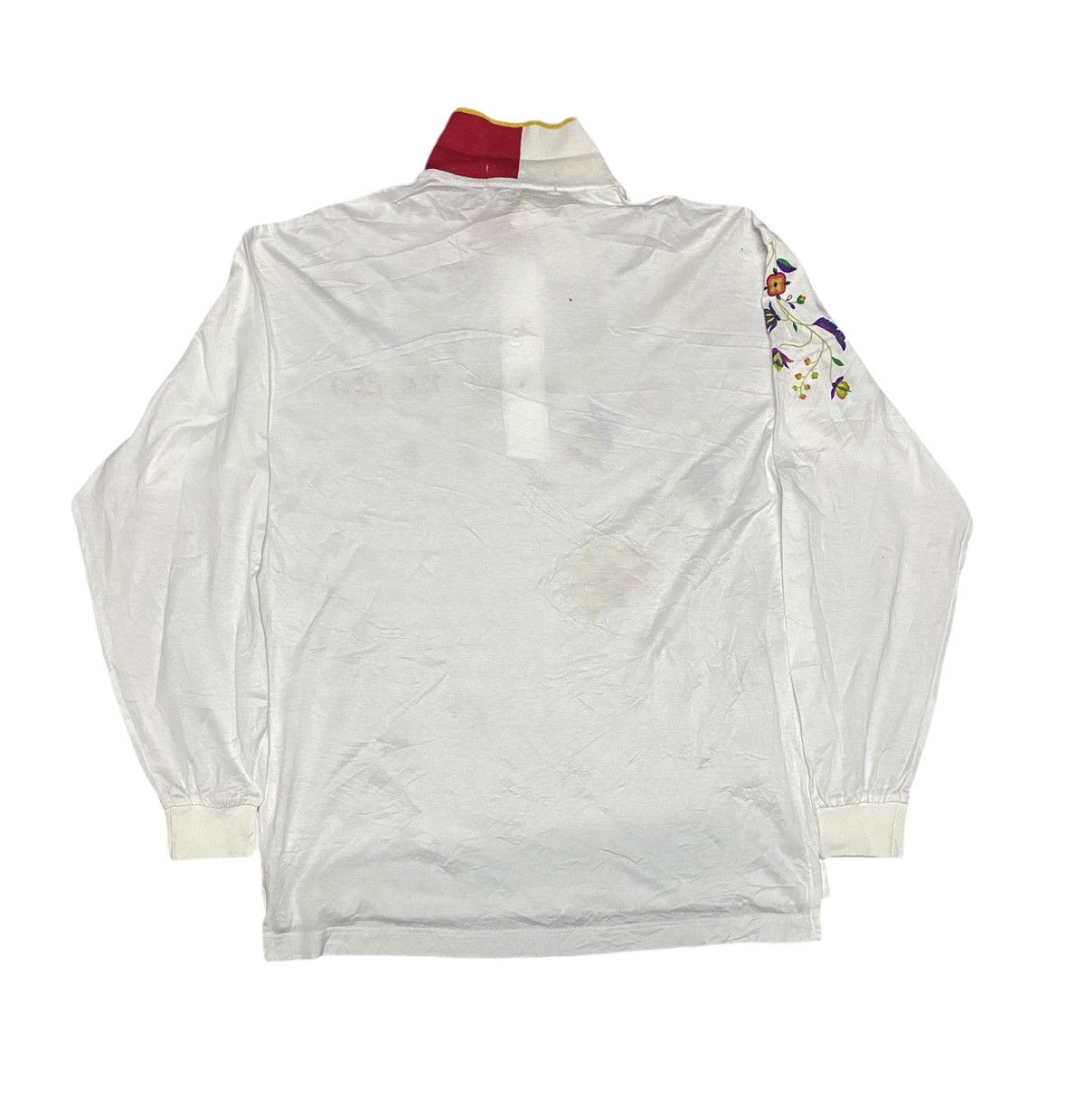 Kenzo Kenzo Floral Golf Long Sleeve Shirt Size US M / EU 48-50 / 2 - 2 Thumbnail