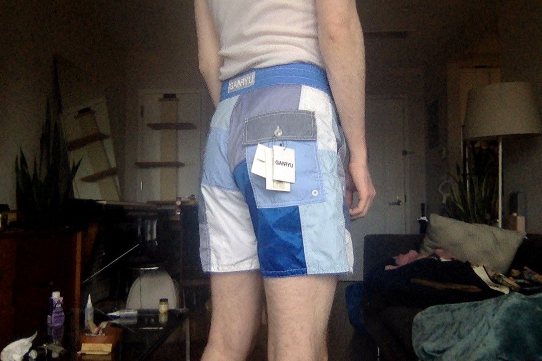 Ganryu FINAL DROP! Ganryu Patchwork Swim Shorts Size US 30 / EU 46 - 6 Thumbnail