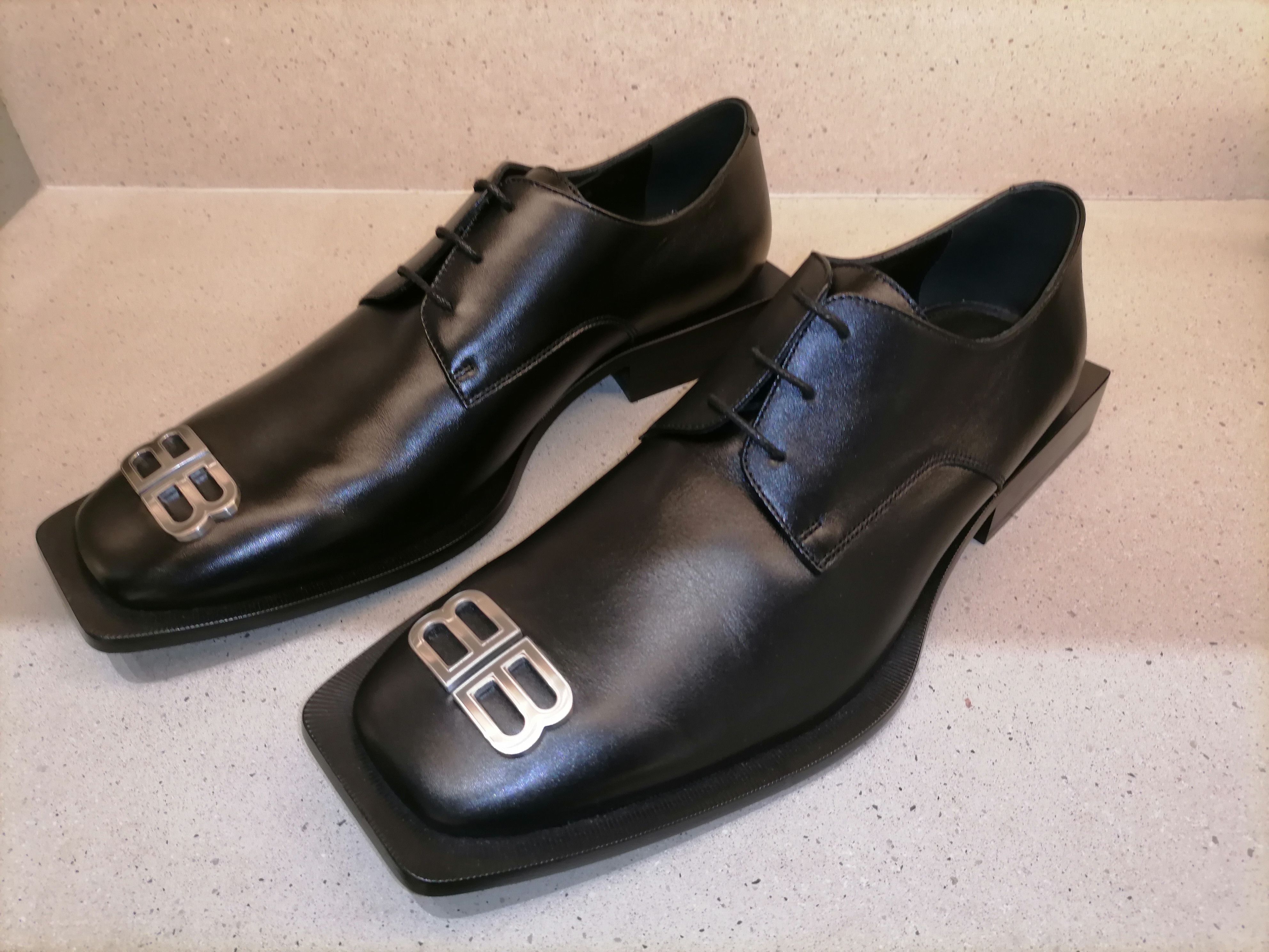Balenciaga Sergent 20mm ダービー vujade Balenciaga Sergent 20mm Derby Black Men's - 701393WBD401000 - US
