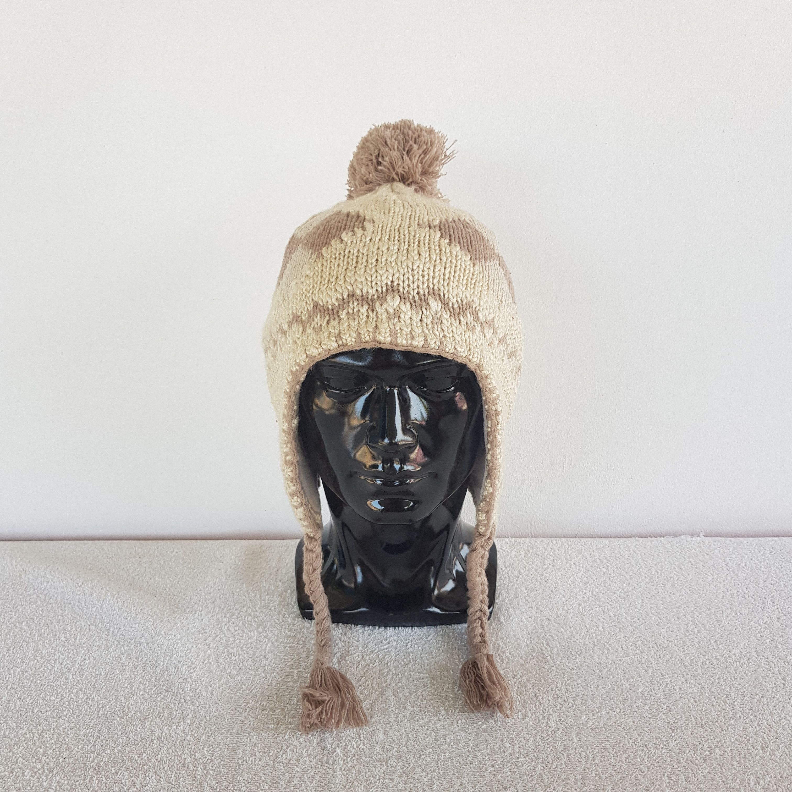 Japanese Brand Unknown Japanese Earflap Beanie Snow Cap Earflap Hats Size ONE SIZE - 1 Thumbnail
