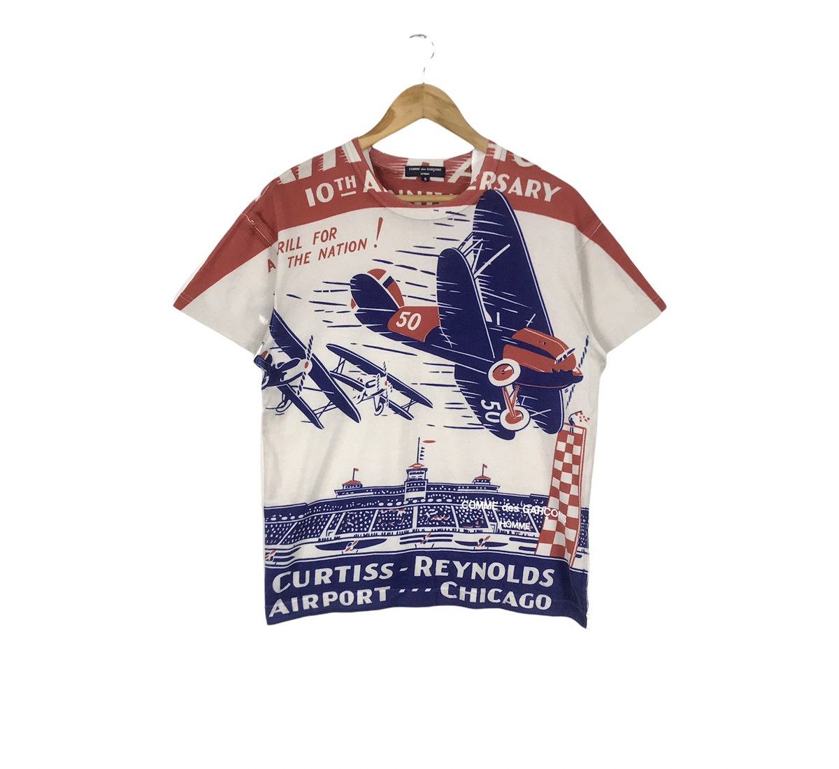 Comme des Garcons AD2003 Comme Des Garcons Homme 10th Anniversary T-Shirt Size US S / EU 44-46 / 1 - 1 Thumbnail